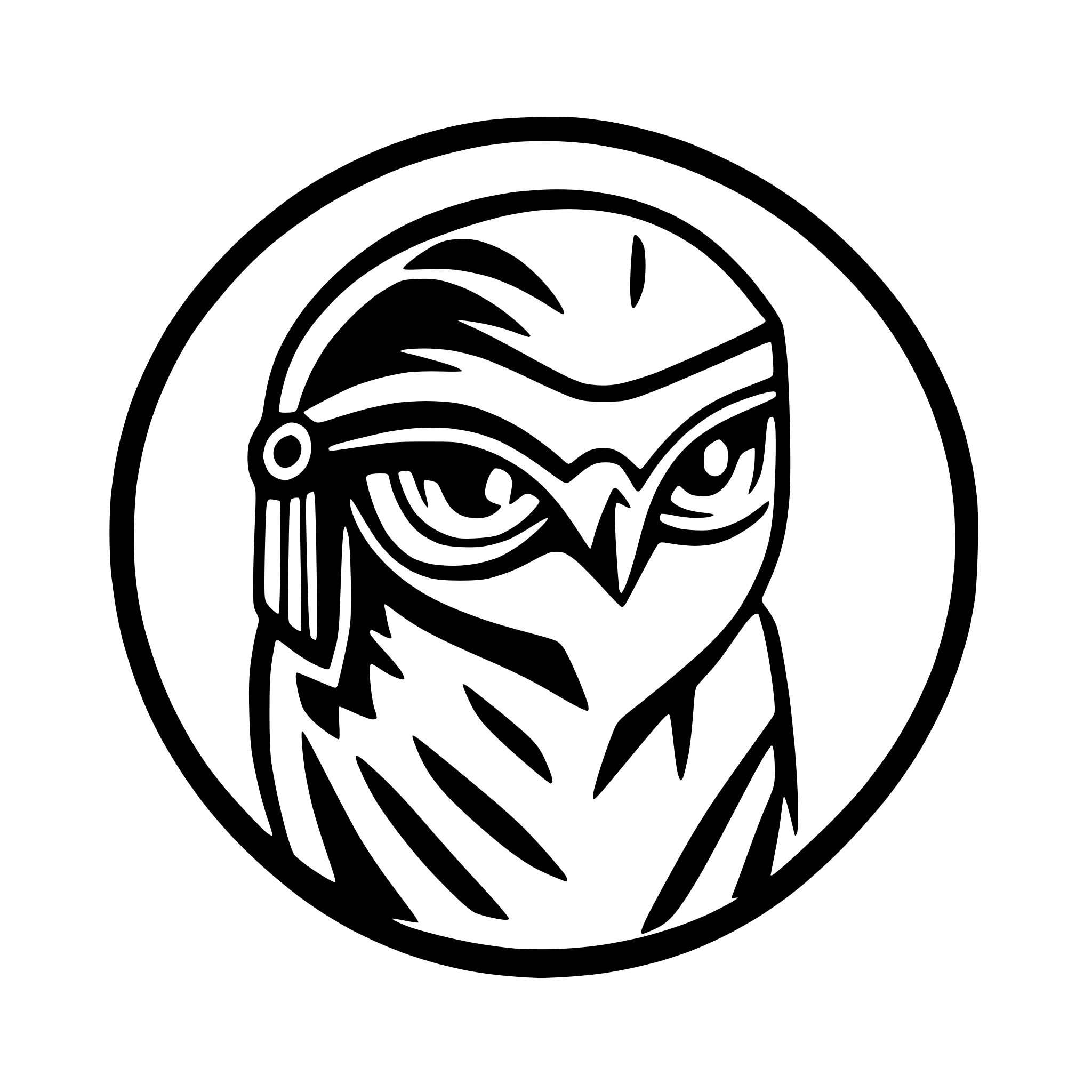 AI-generated SVG of 'wise blindfolded owl'