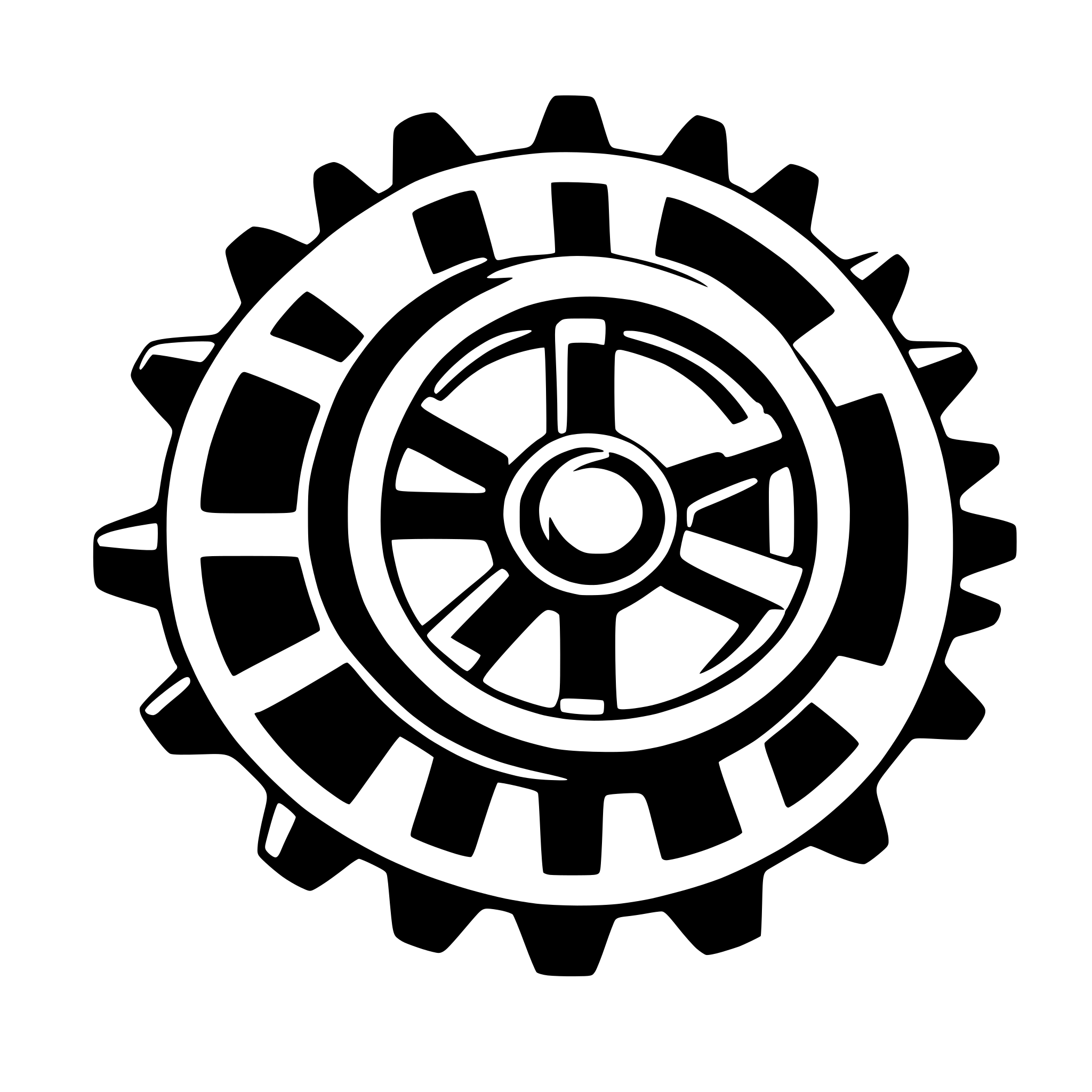 AI-generated SVG of 'gear'