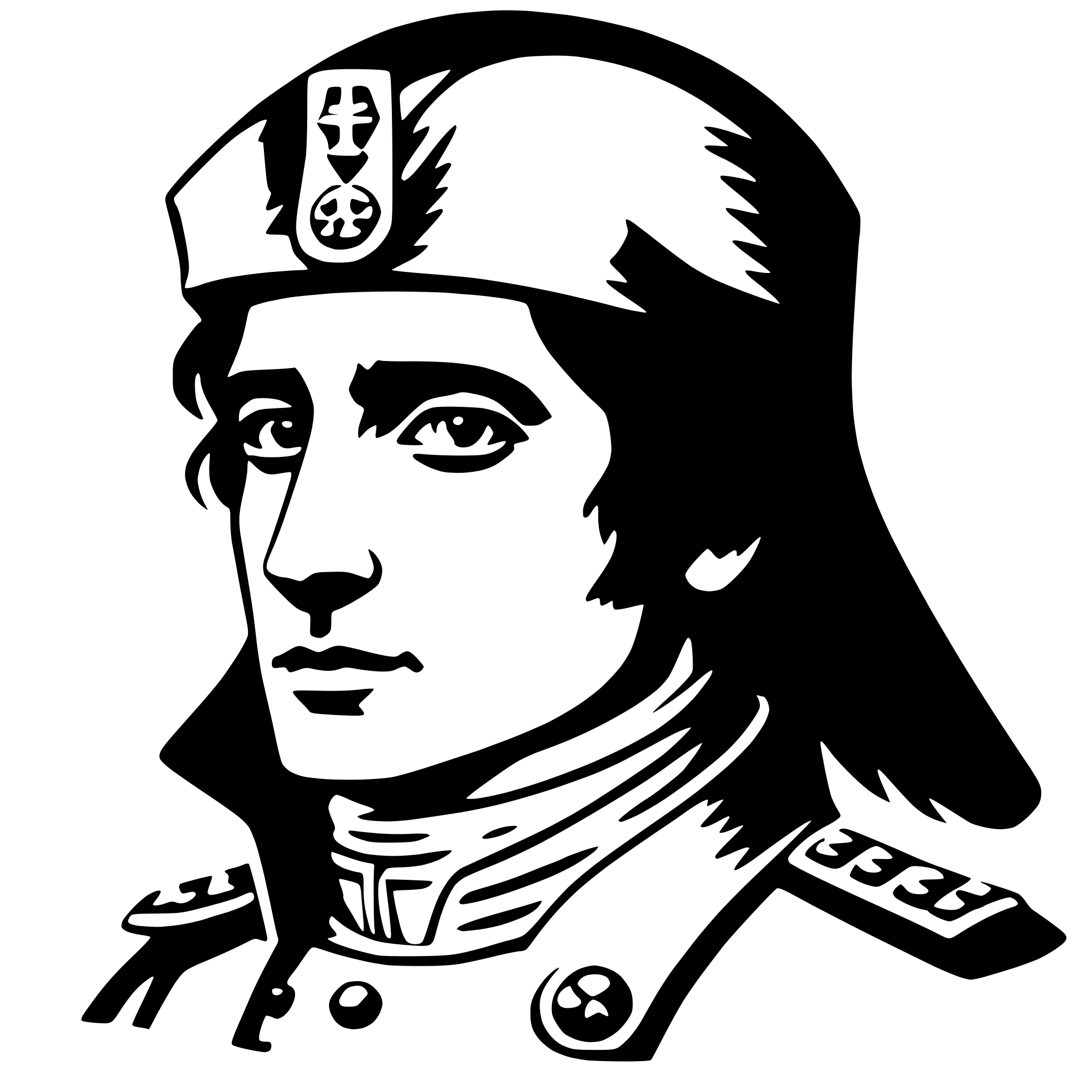 AI-generated SVG of 'napoleon bonaparte'