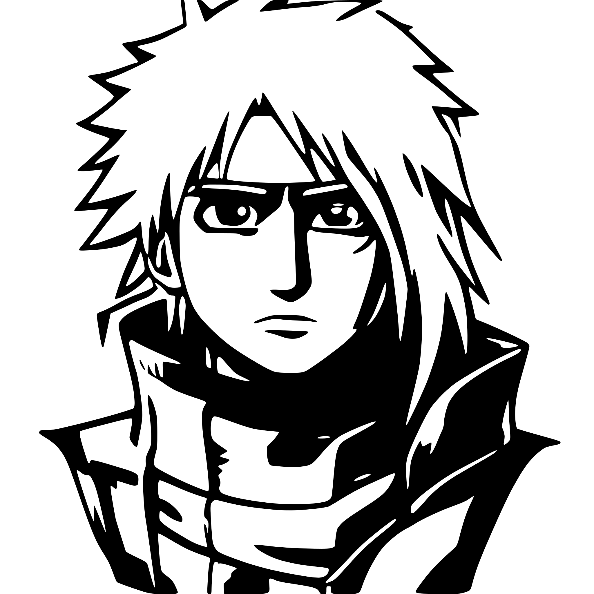 AI-generated SVG of 'naruto kakashi hatake'