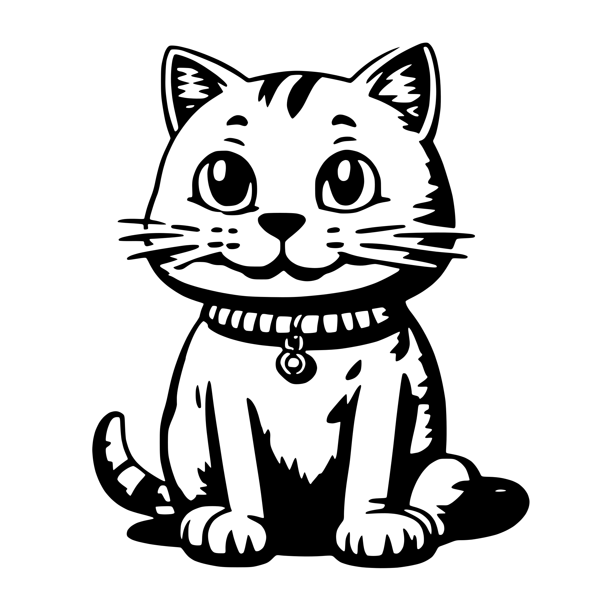 AI-generated SVG of 'garfield'