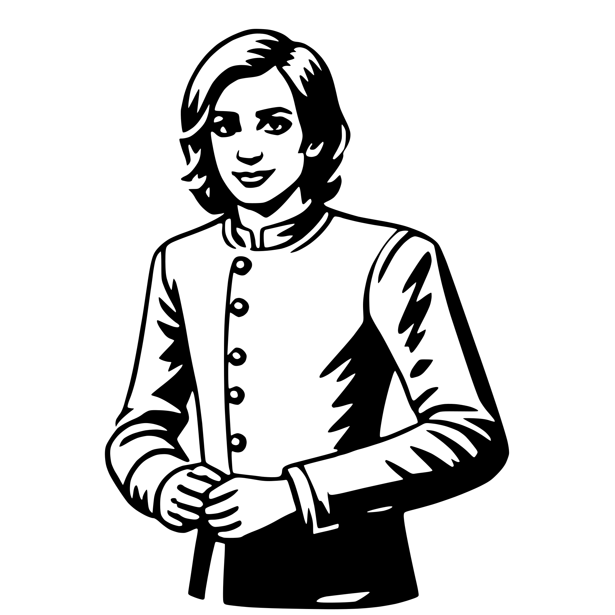 AI-generated SVG of a adult