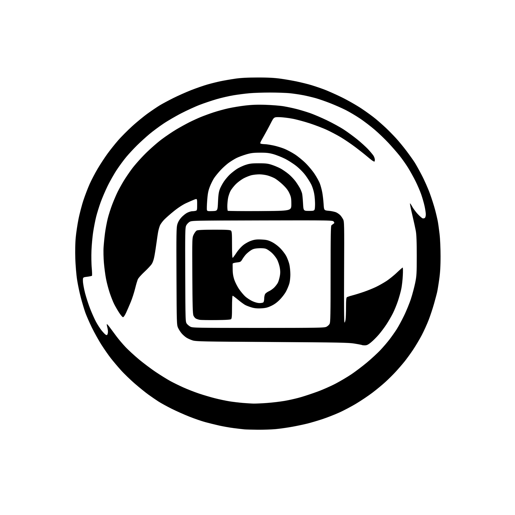 AI-generated SVG of a simple lock icon