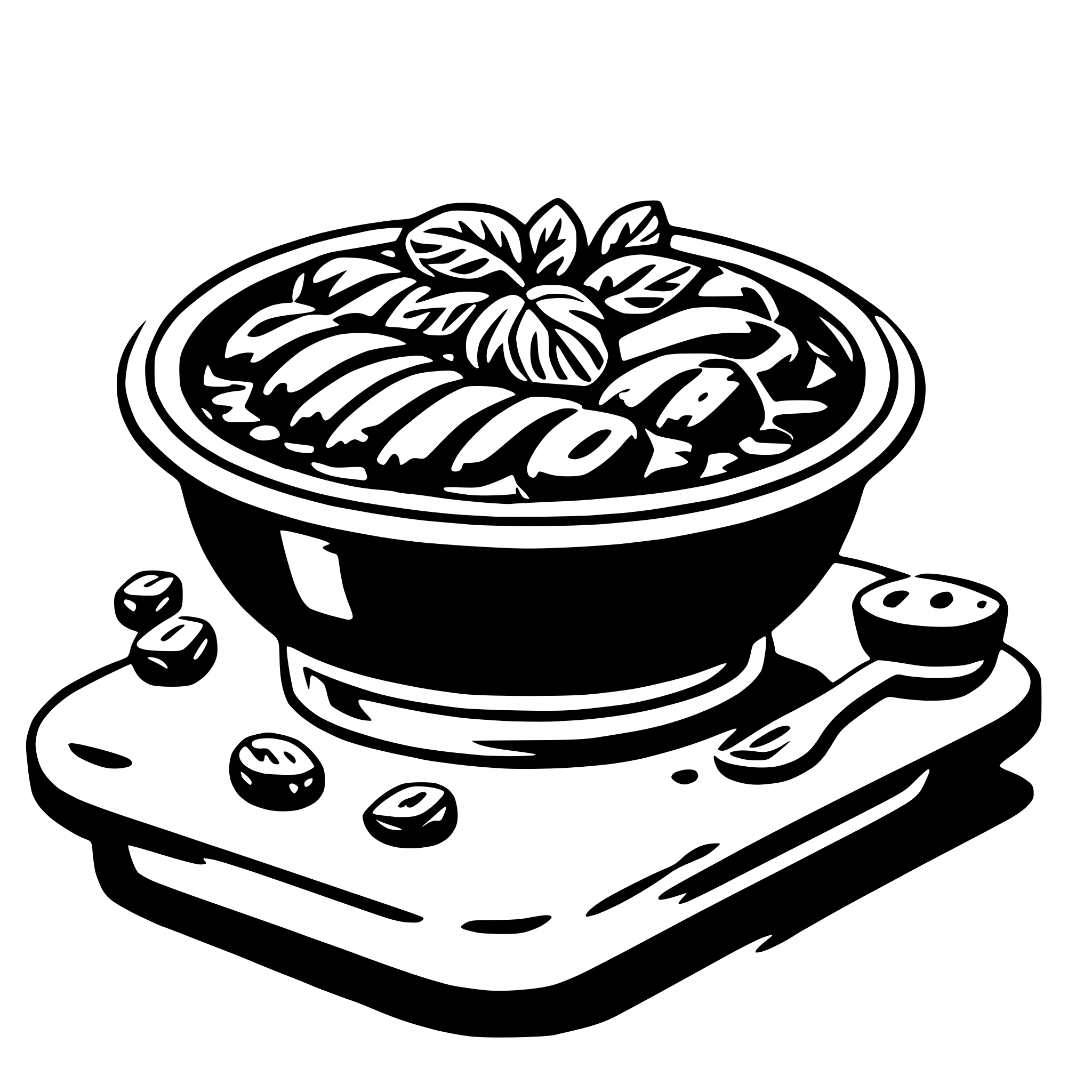 AI-generated SVG of 'stroganoff'