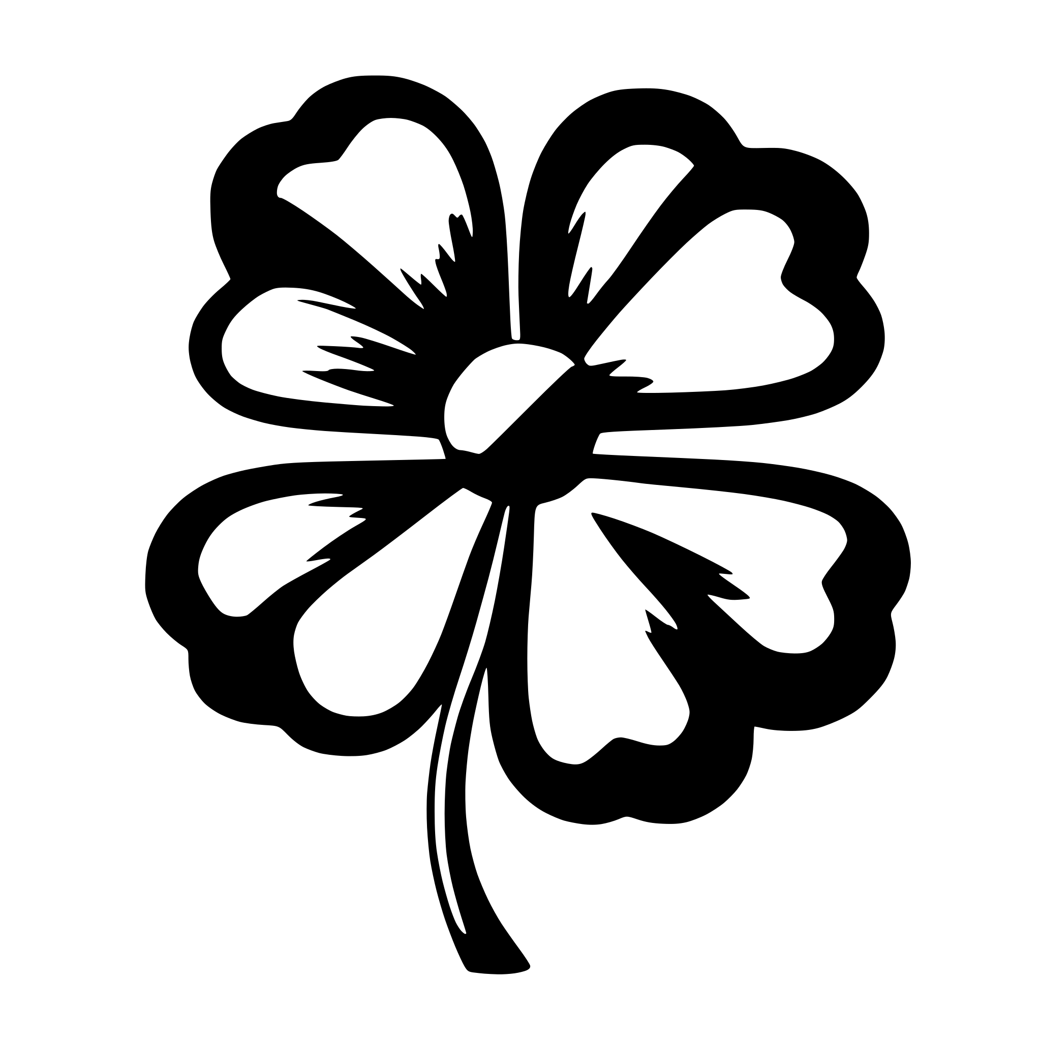AI-generated SVG of a Generate a beautiful lucky cloverleaf