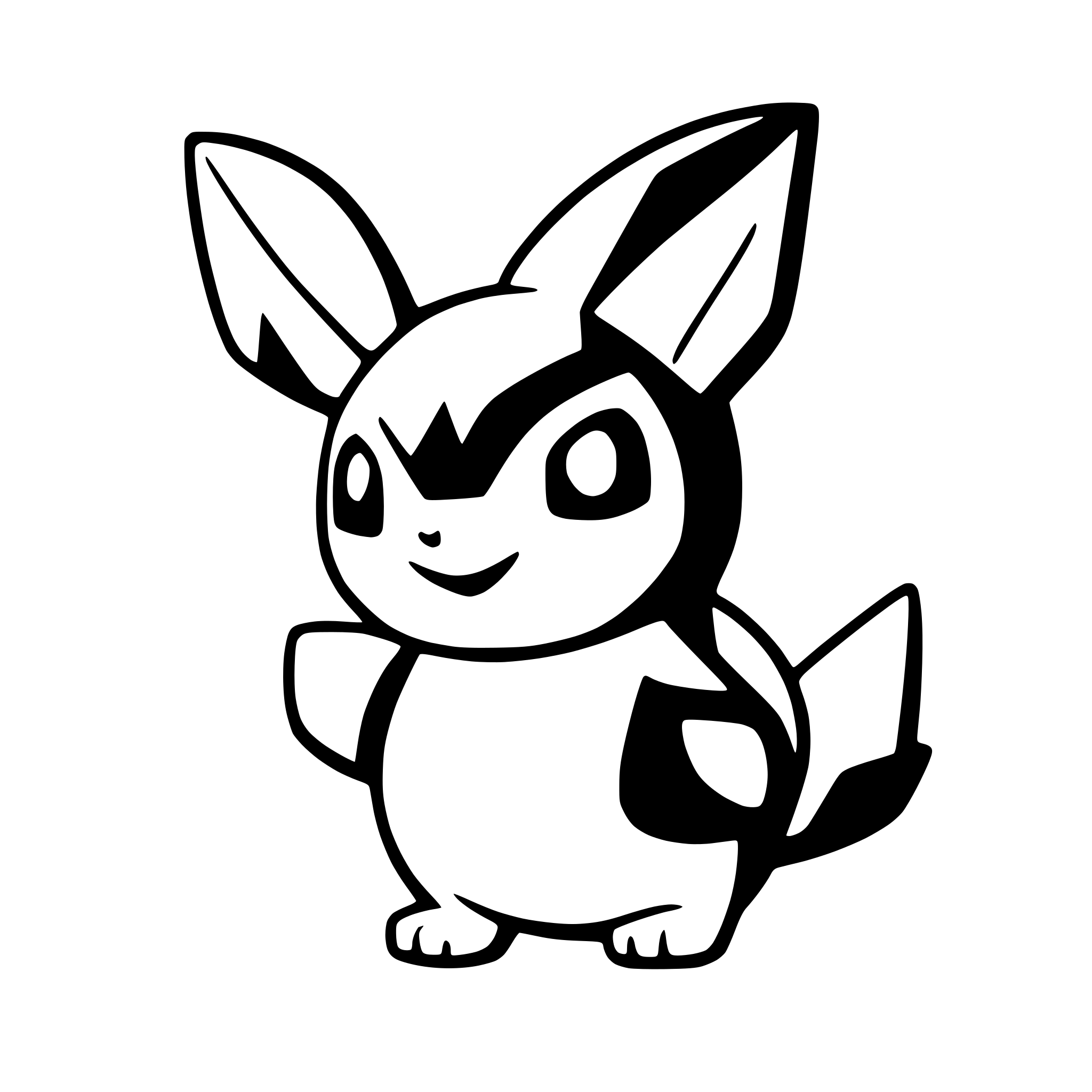 AI-generated SVG of 'a Pokémon'