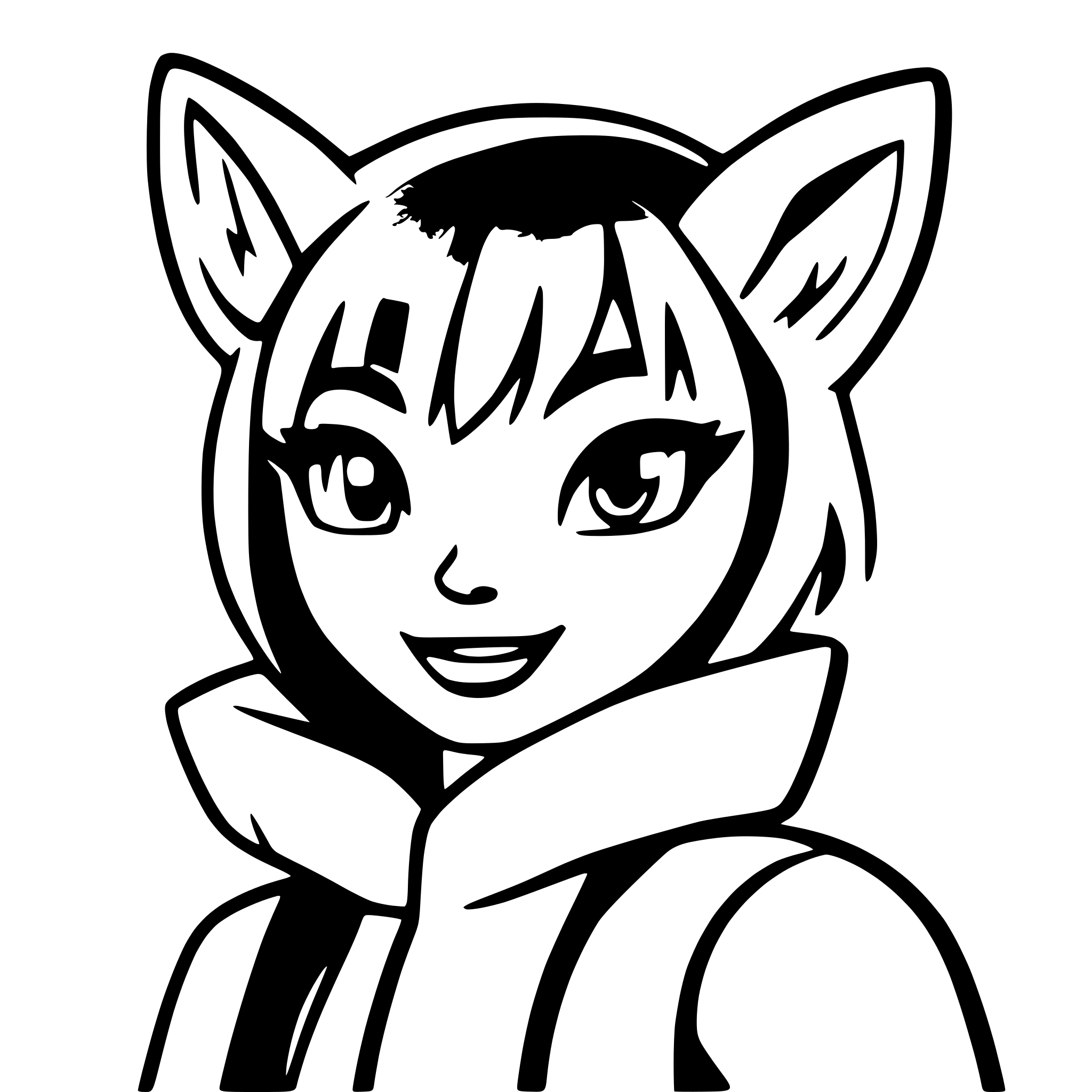 AI-generated SVG of 'humanized wolf'