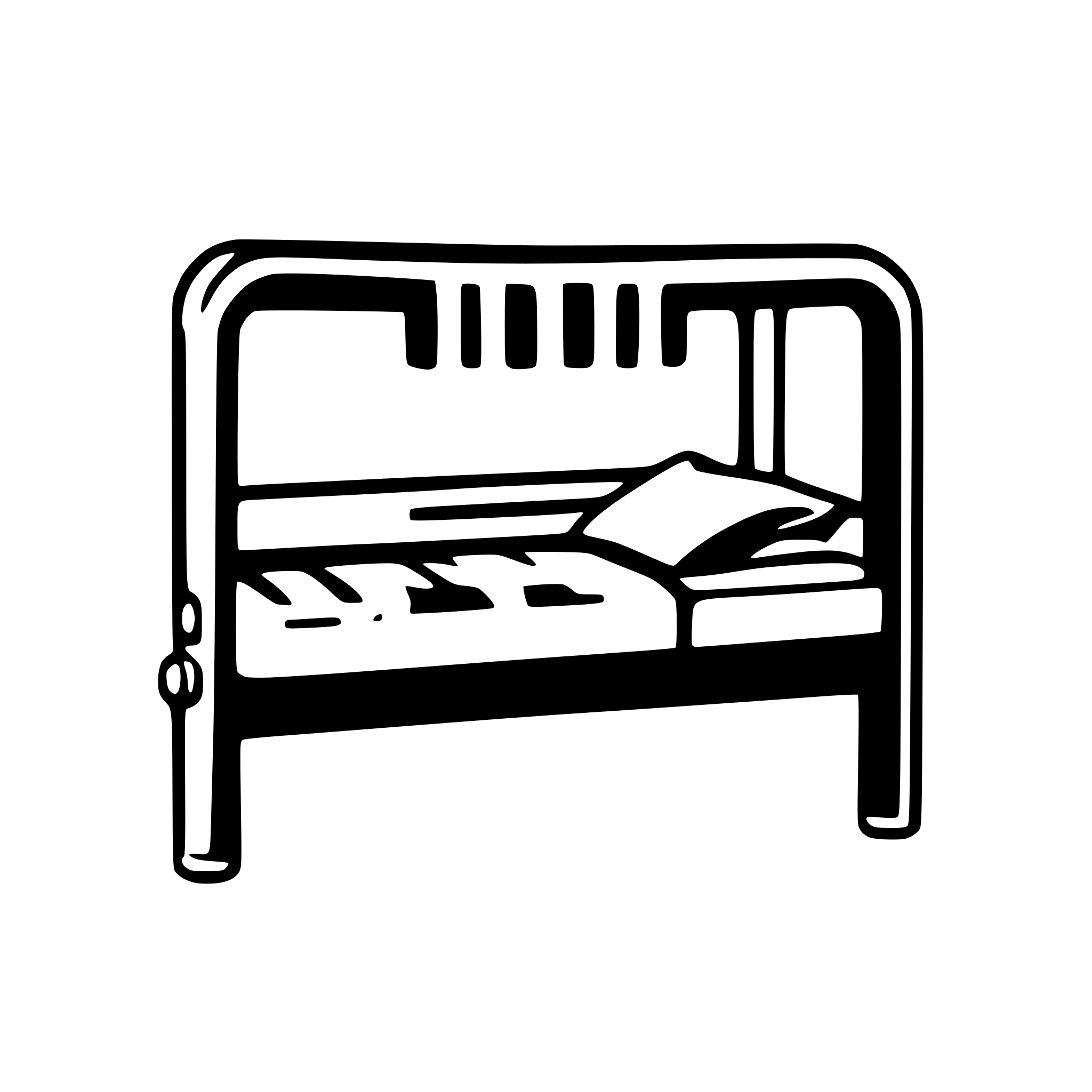 AI-generated SVG of a A bunk bed in simple icon style