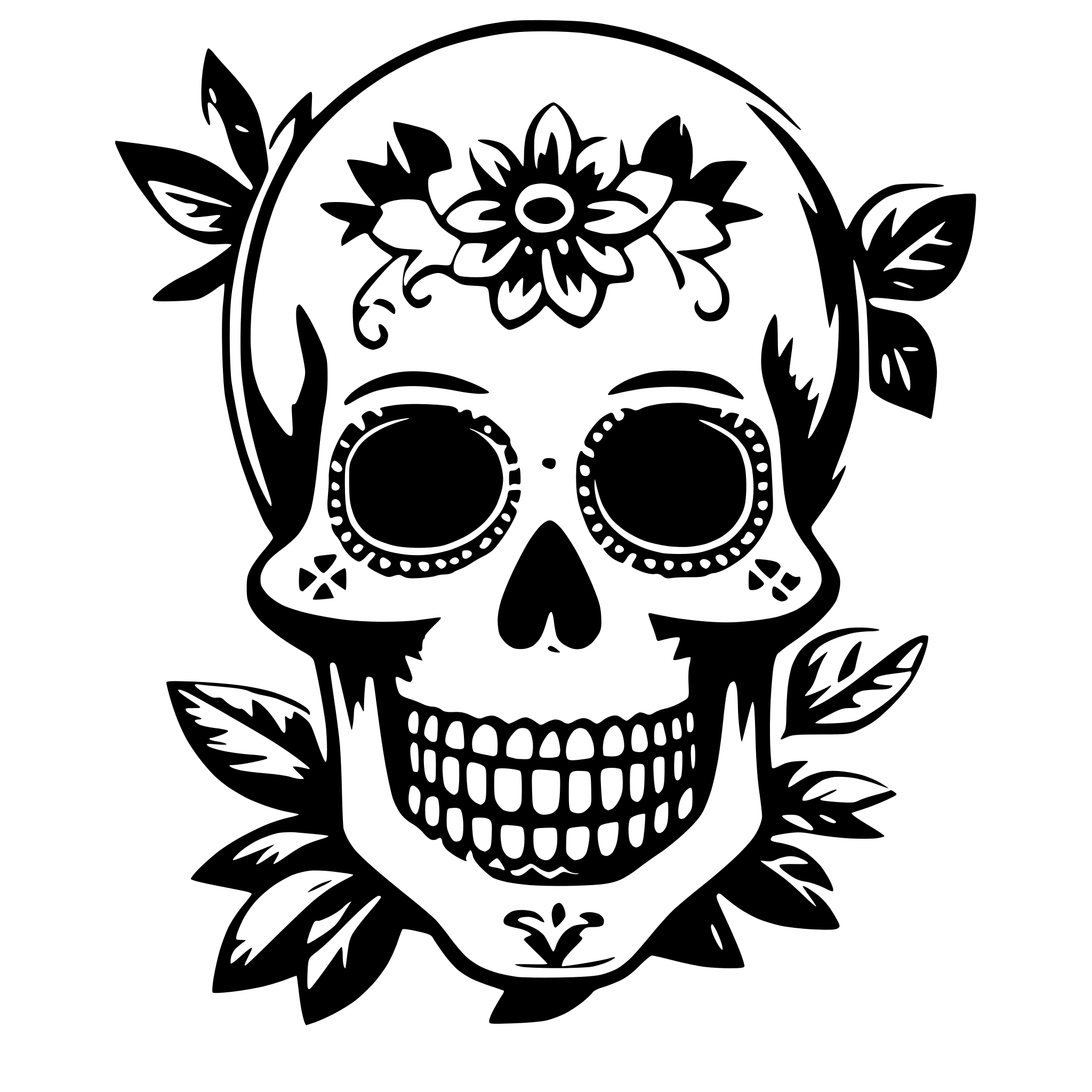 AI-generated SVG of 'day of dead'