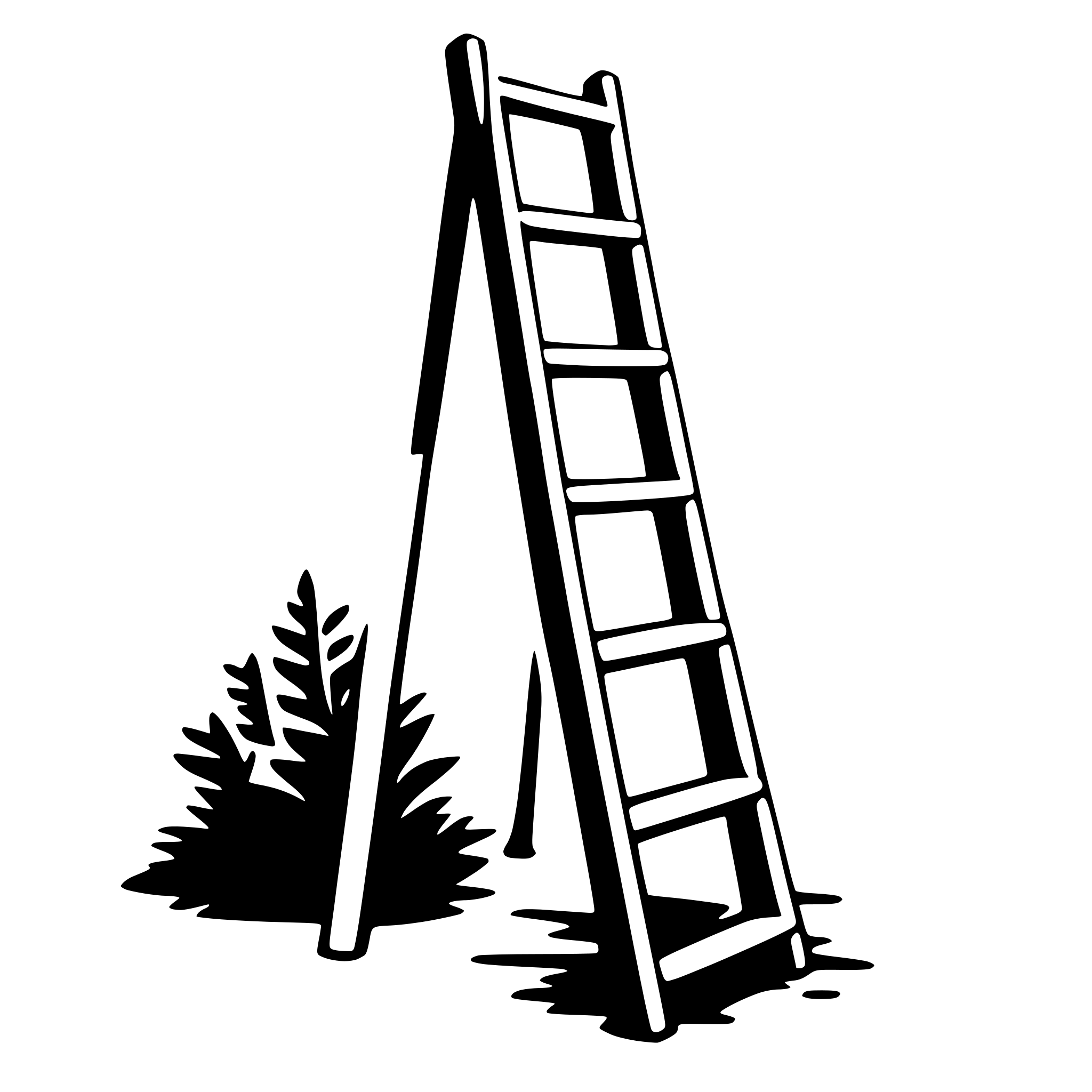 AI-generated SVG of a ladder