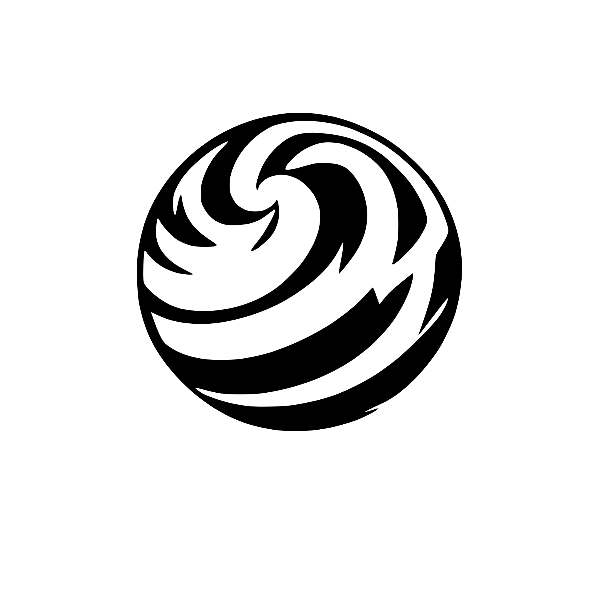 AI-generated SVG of 'spiral sphere'