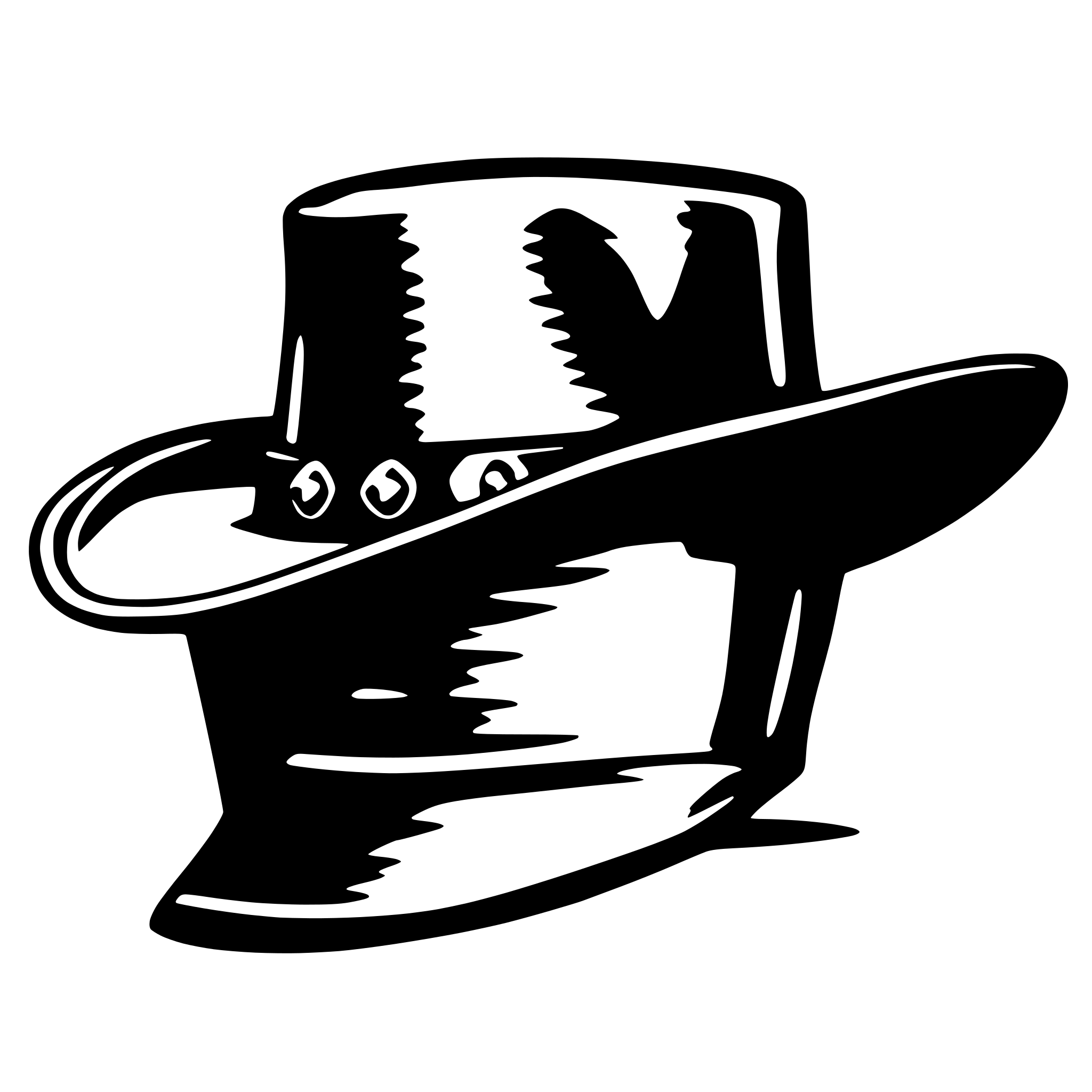 AI-generated SVG of a cowboy hat