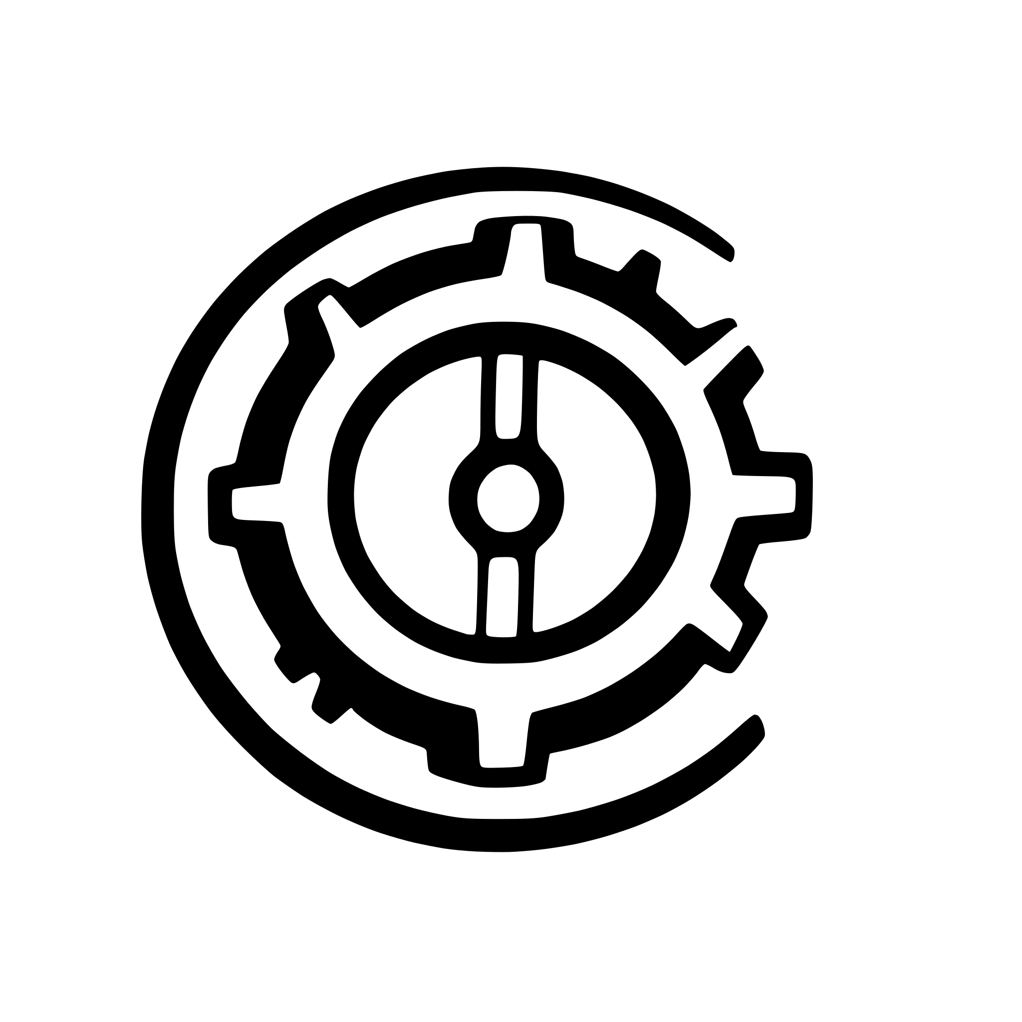 AI-generated SVG of 'very simple icon of gear'