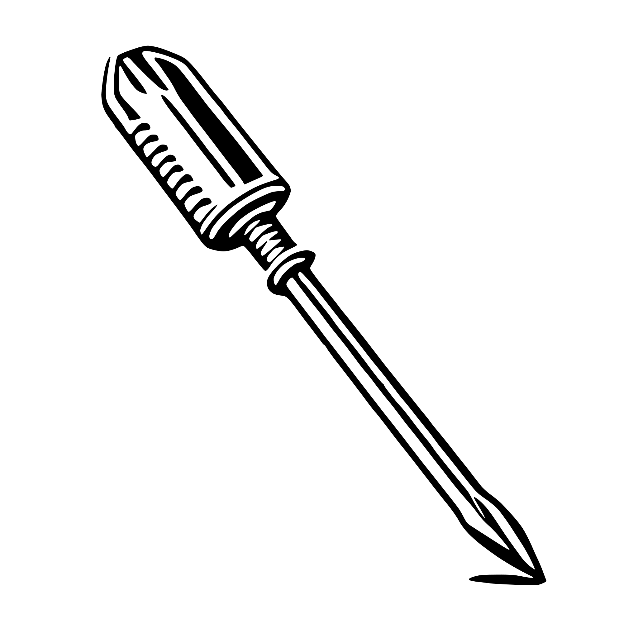 AI-generated SVG of a pipette