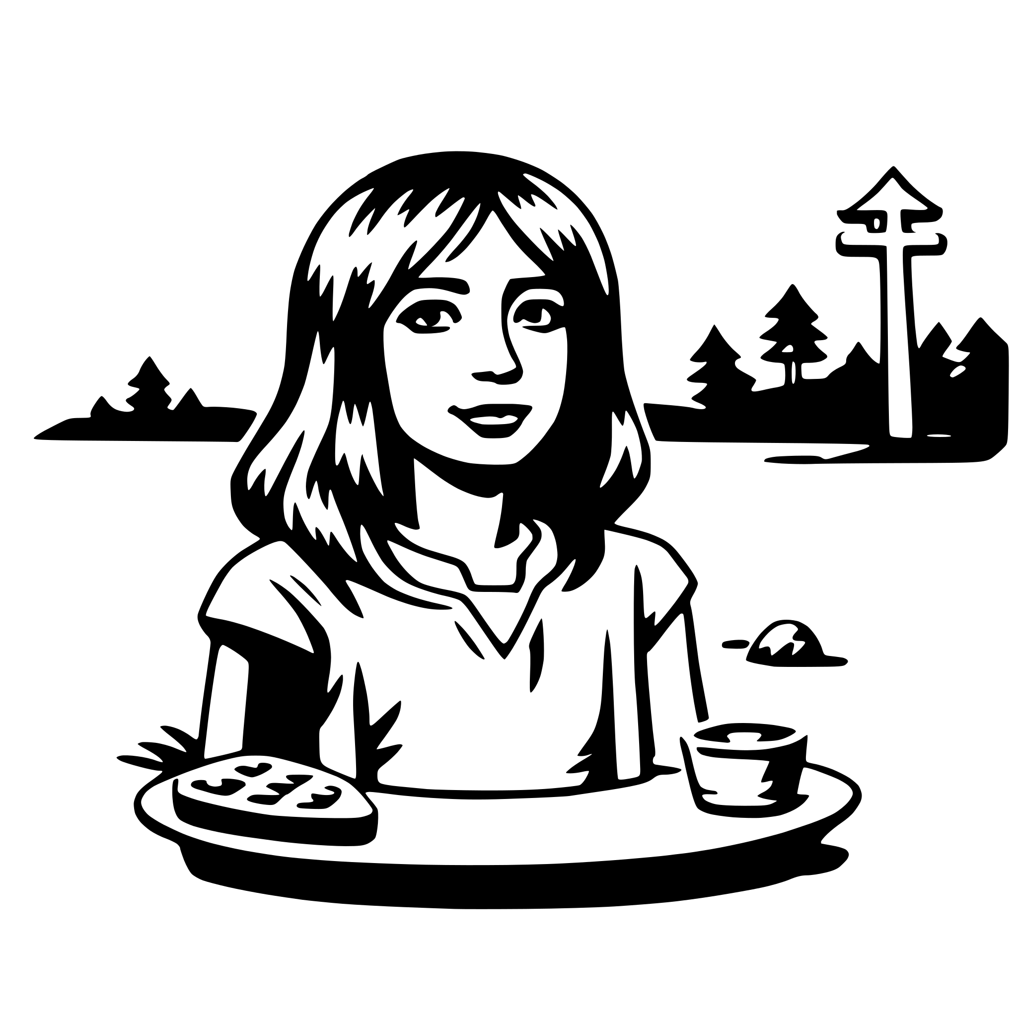 AI-generated SVG of a izanami
