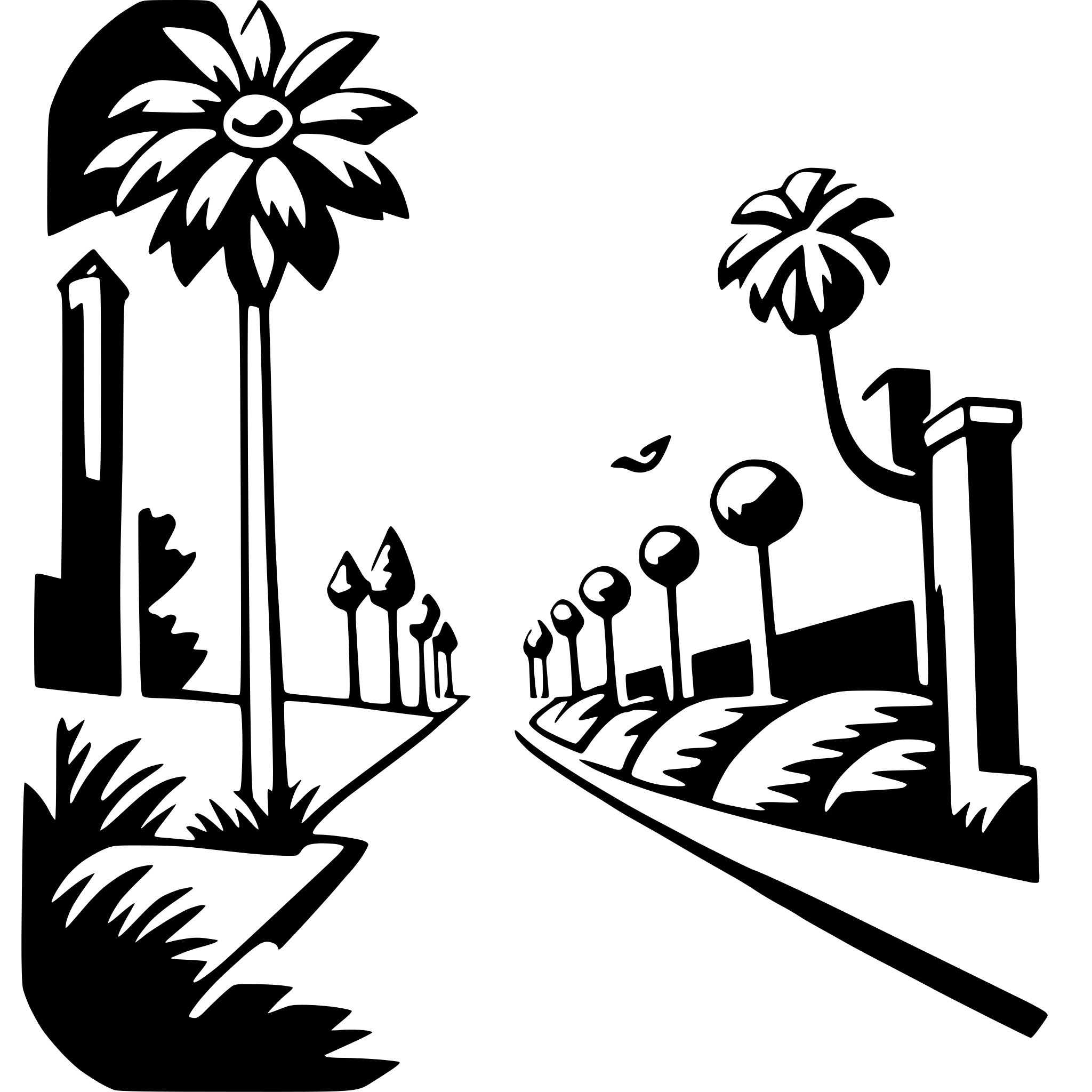 AI-generated SVG of a mural
