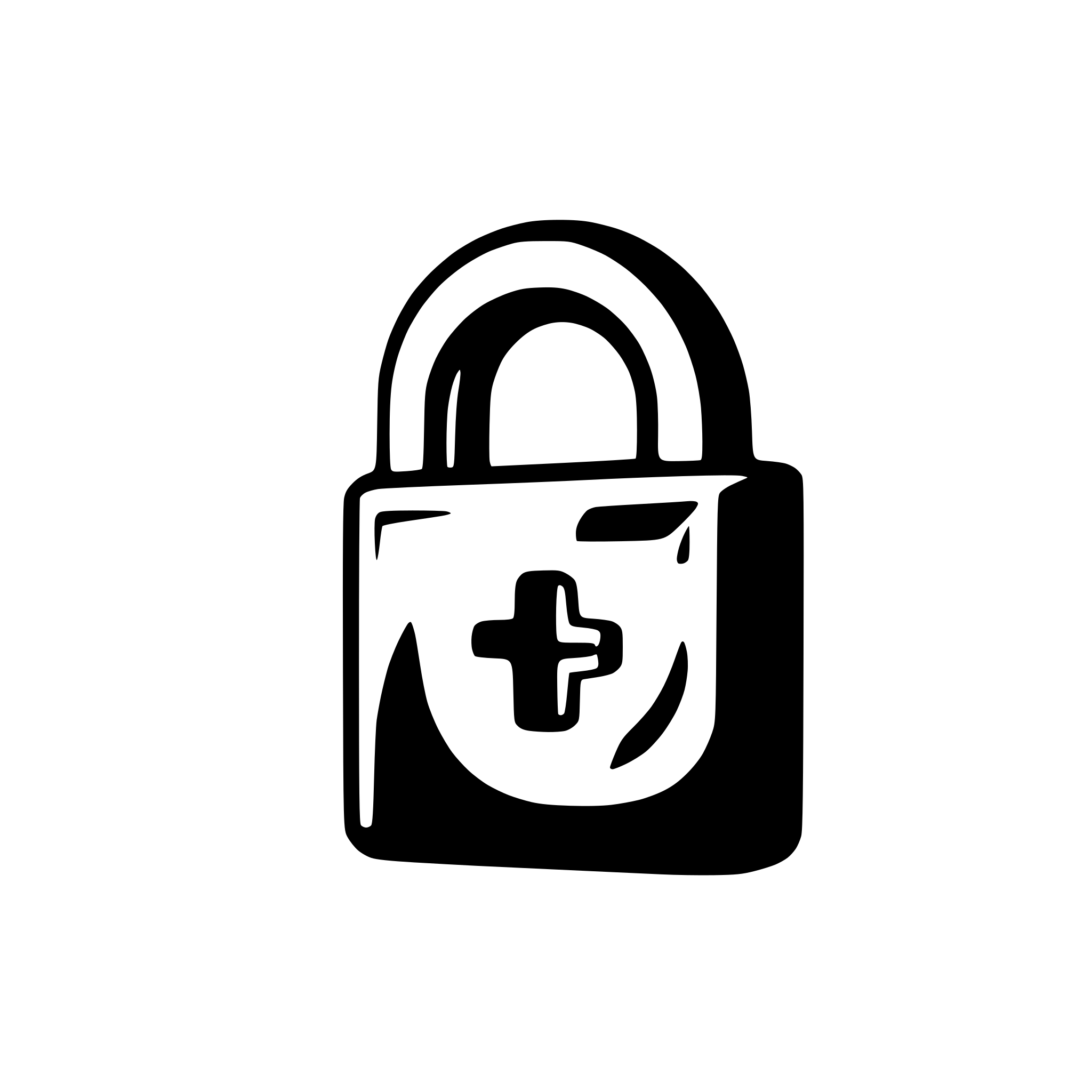 AI-generated SVG of 'lock in'