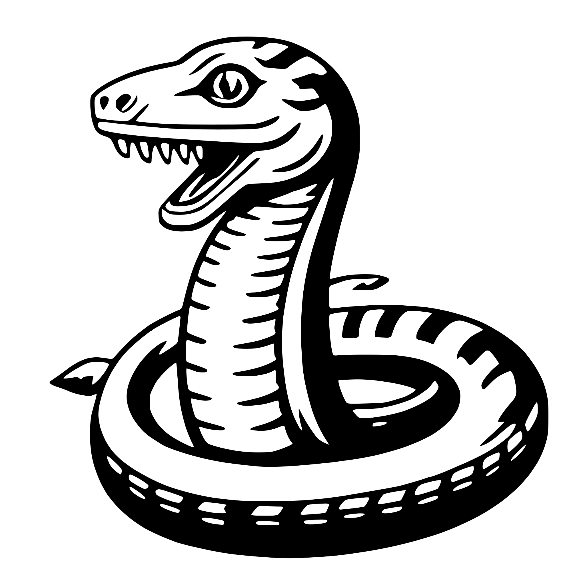 AI-generated SVG of 'cobra'