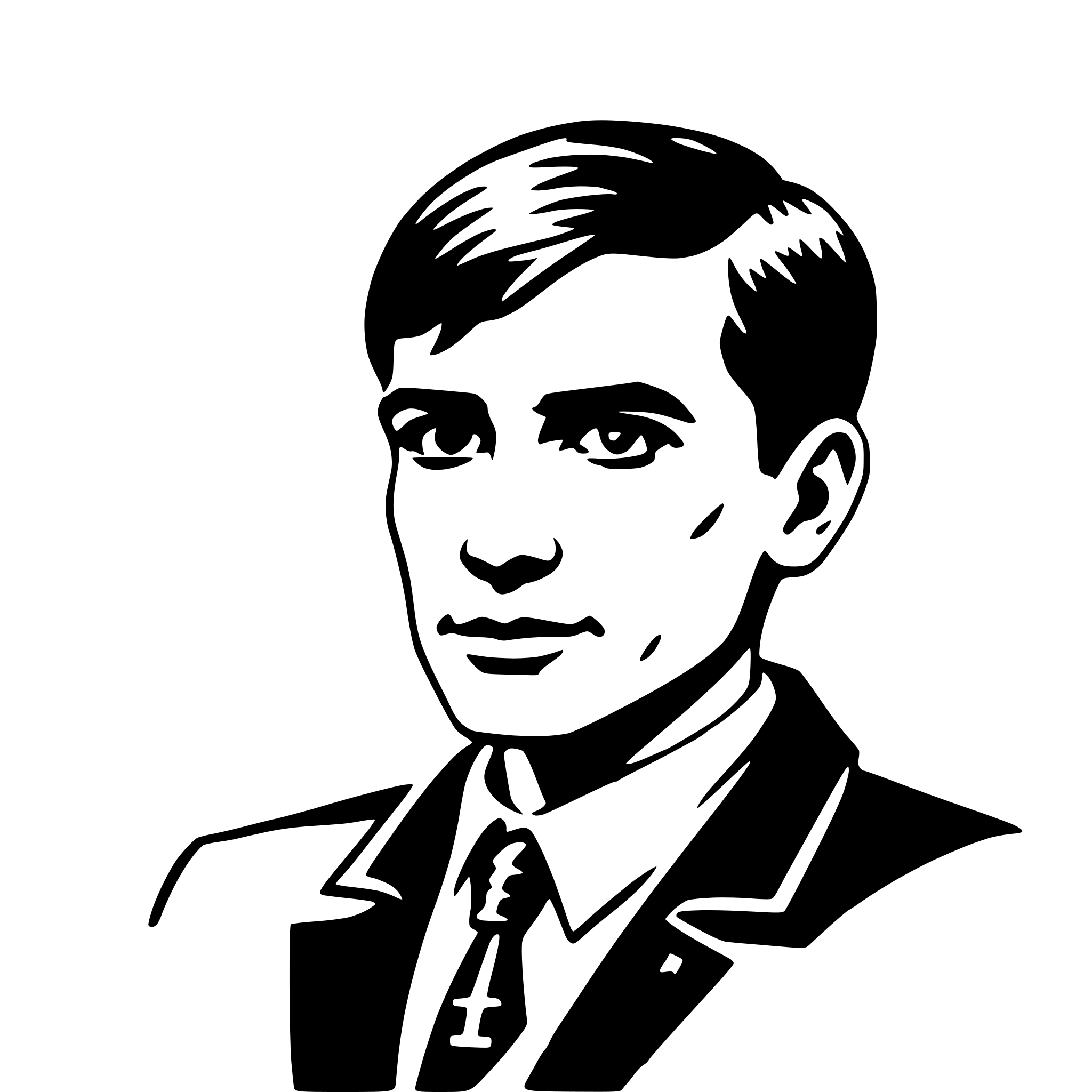 AI-generated SVG of 'alan turing'
