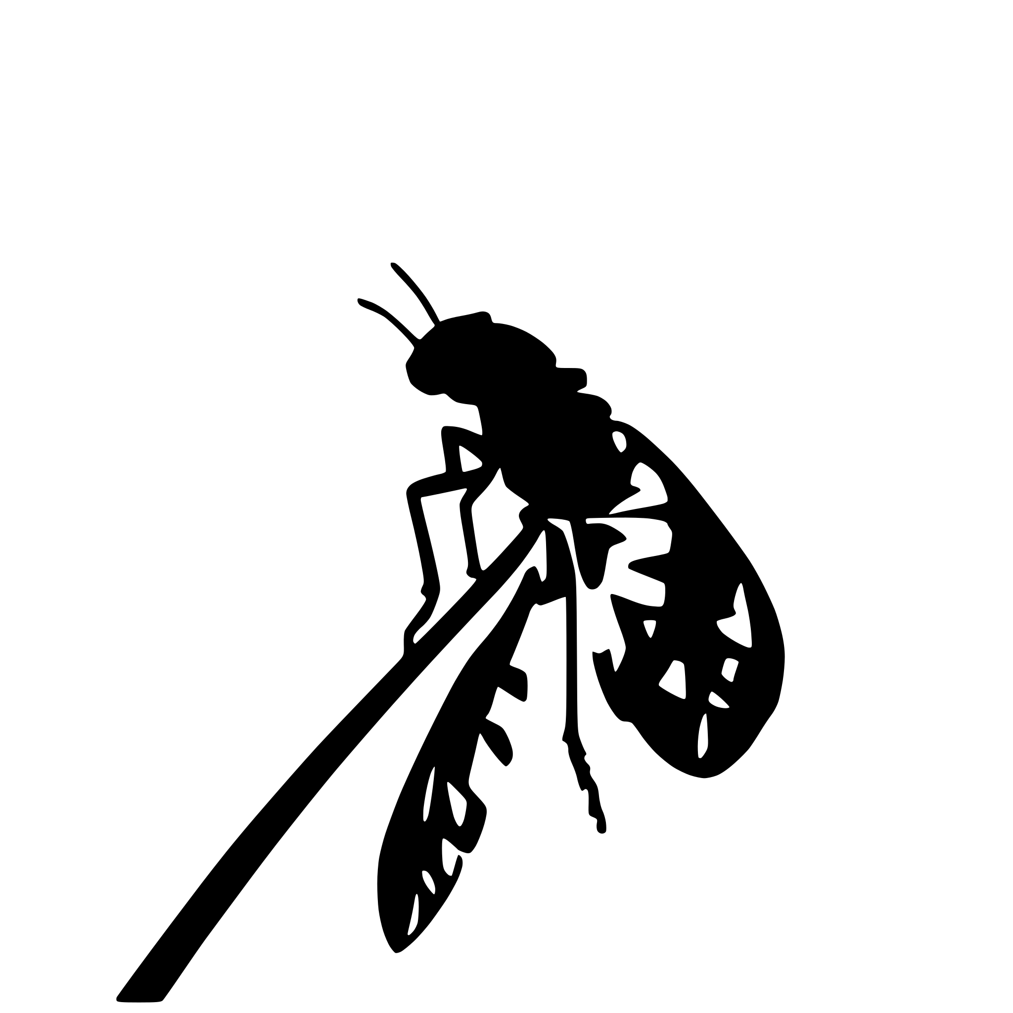 AI-generated SVG of 'drosophila silhouette'