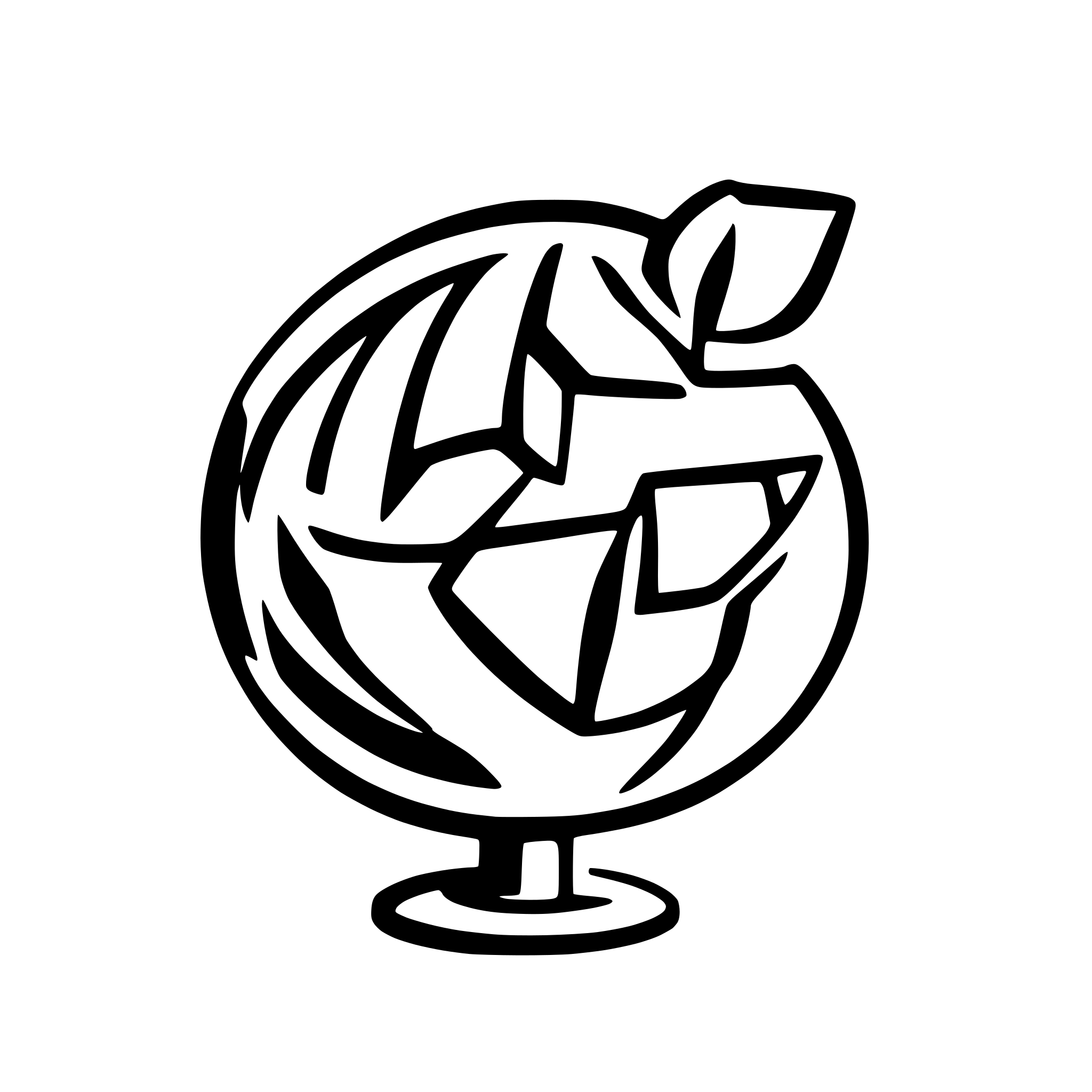 AI-generated SVG of a make a globe in between letter V first stick coming on globe and second stick behind globe