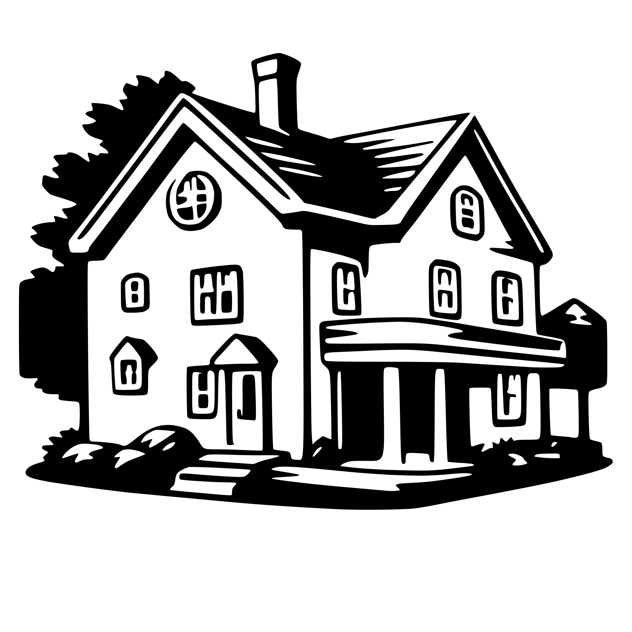 AI-generated SVG of 'house'