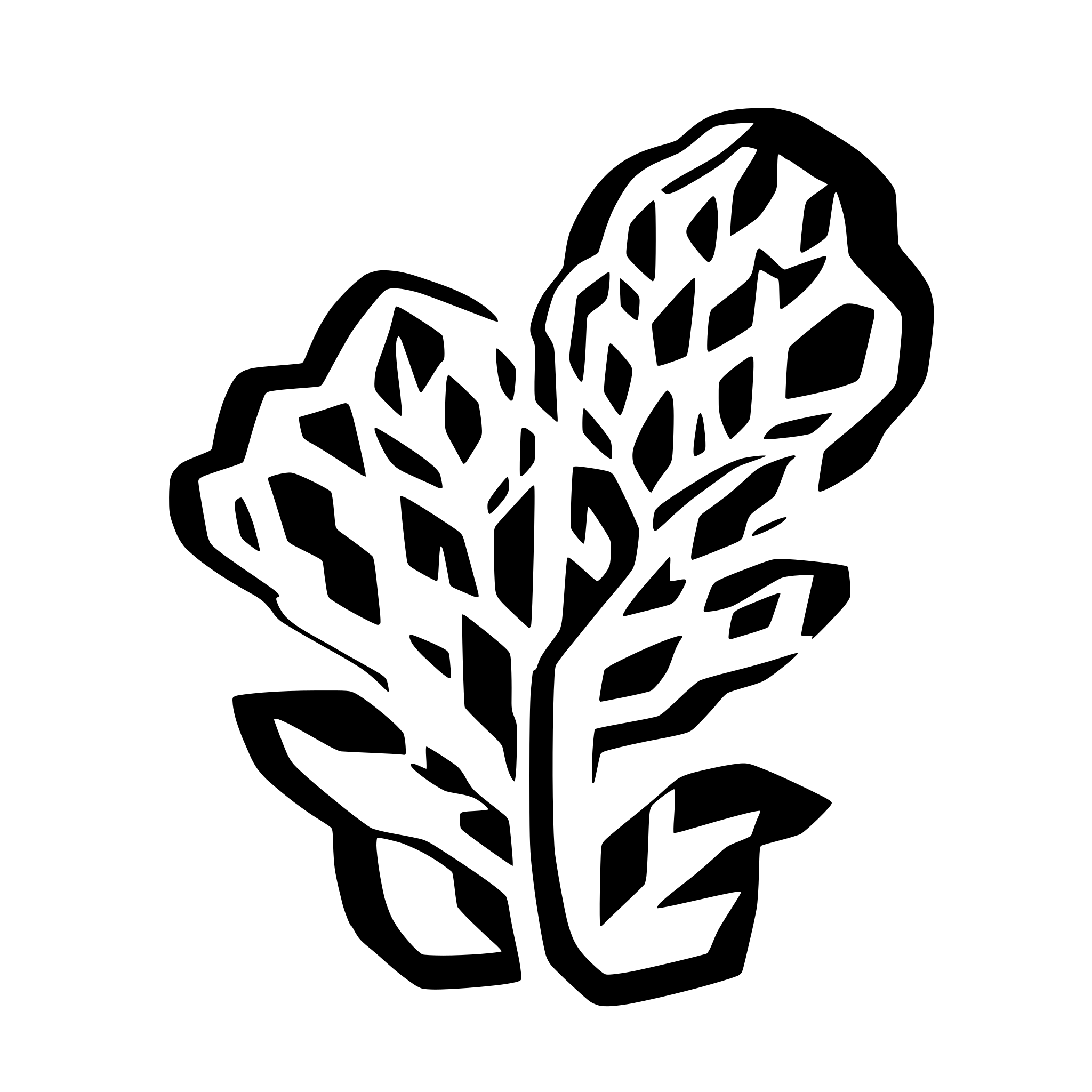 AI-generated SVG of a export database