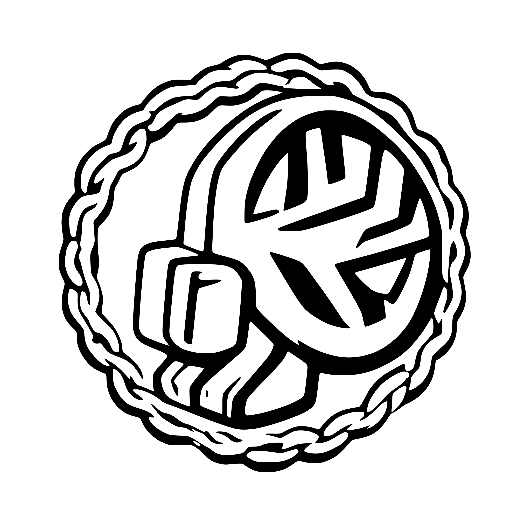AI-generated SVG of a chain wrapped around the word TrainChain. means TrainChain should be readable and there is a chain wrapping the word in 3d wa]y