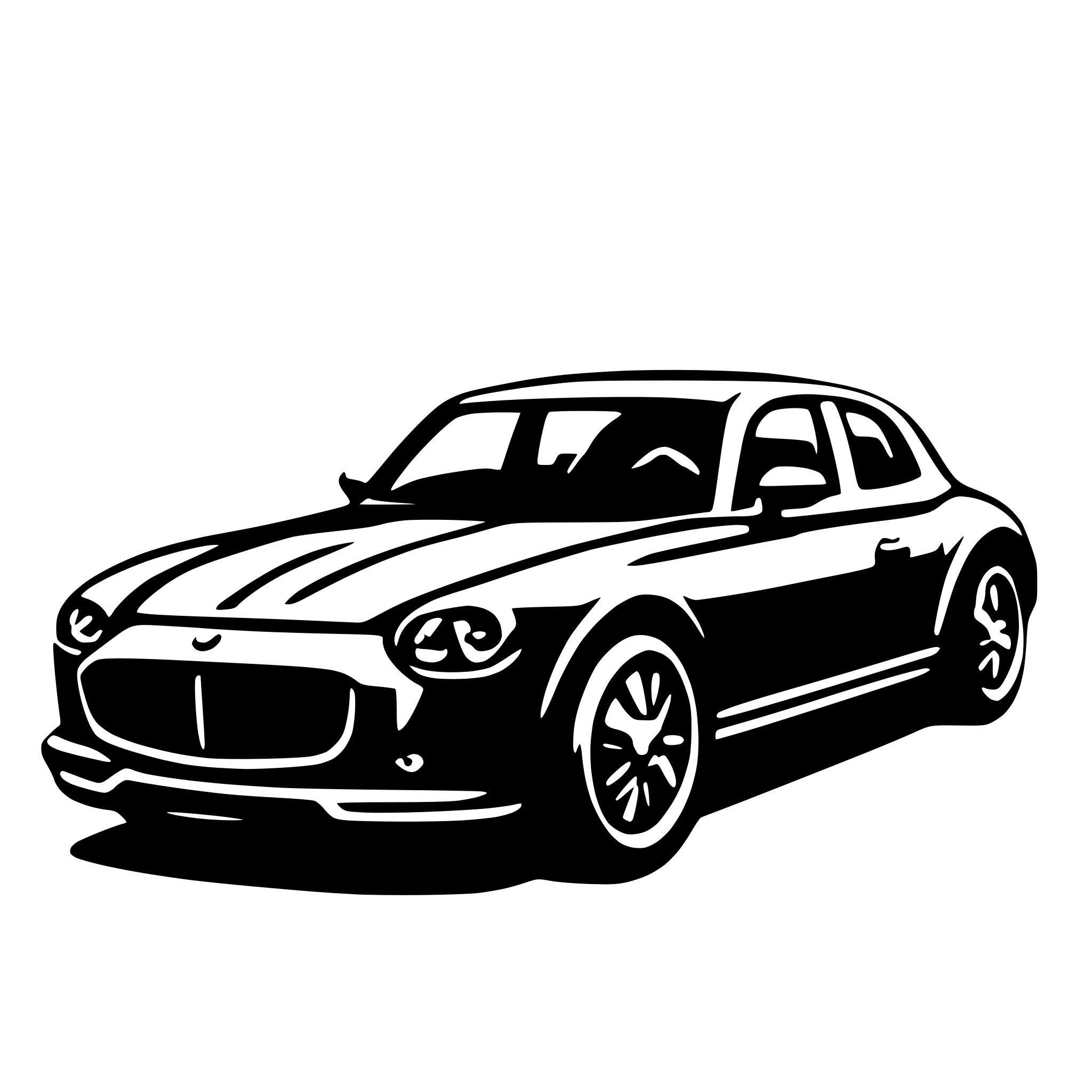 AI-generated SVG of 'luxury car'