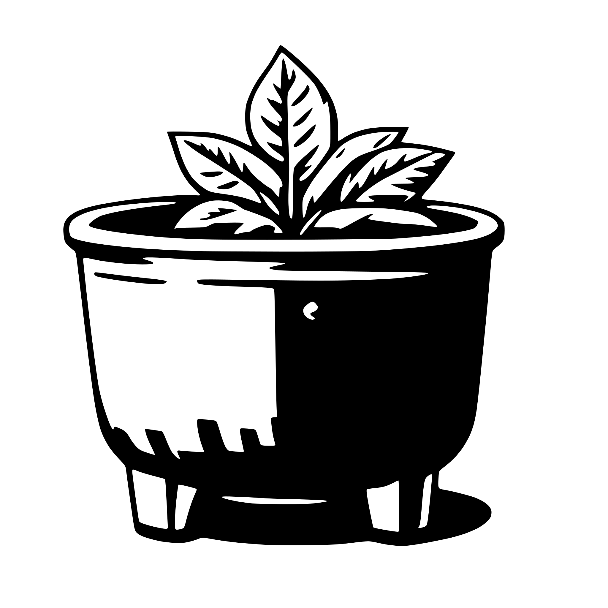 AI-generated SVG of a pot