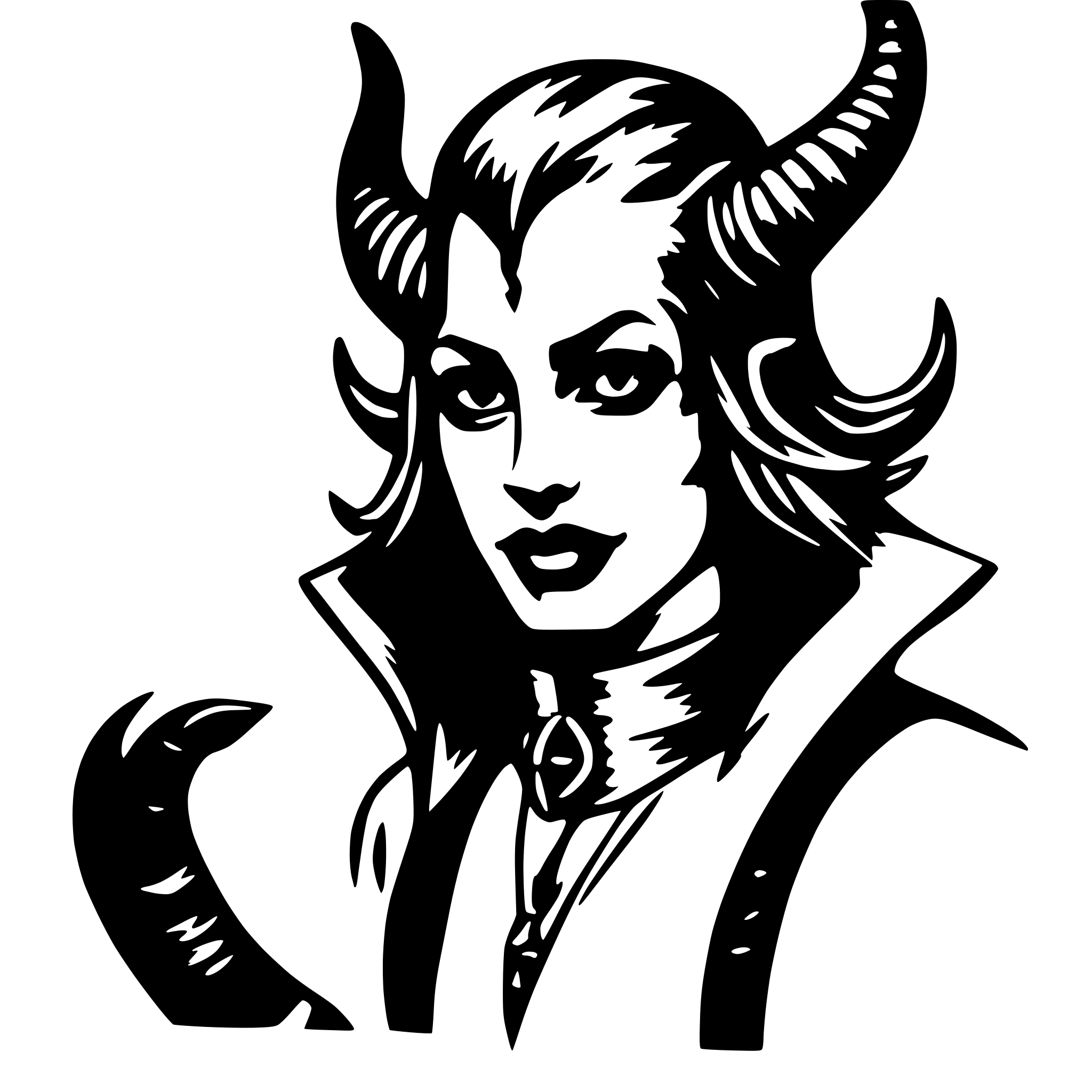 AI-generated SVG of 'horny tiefling'