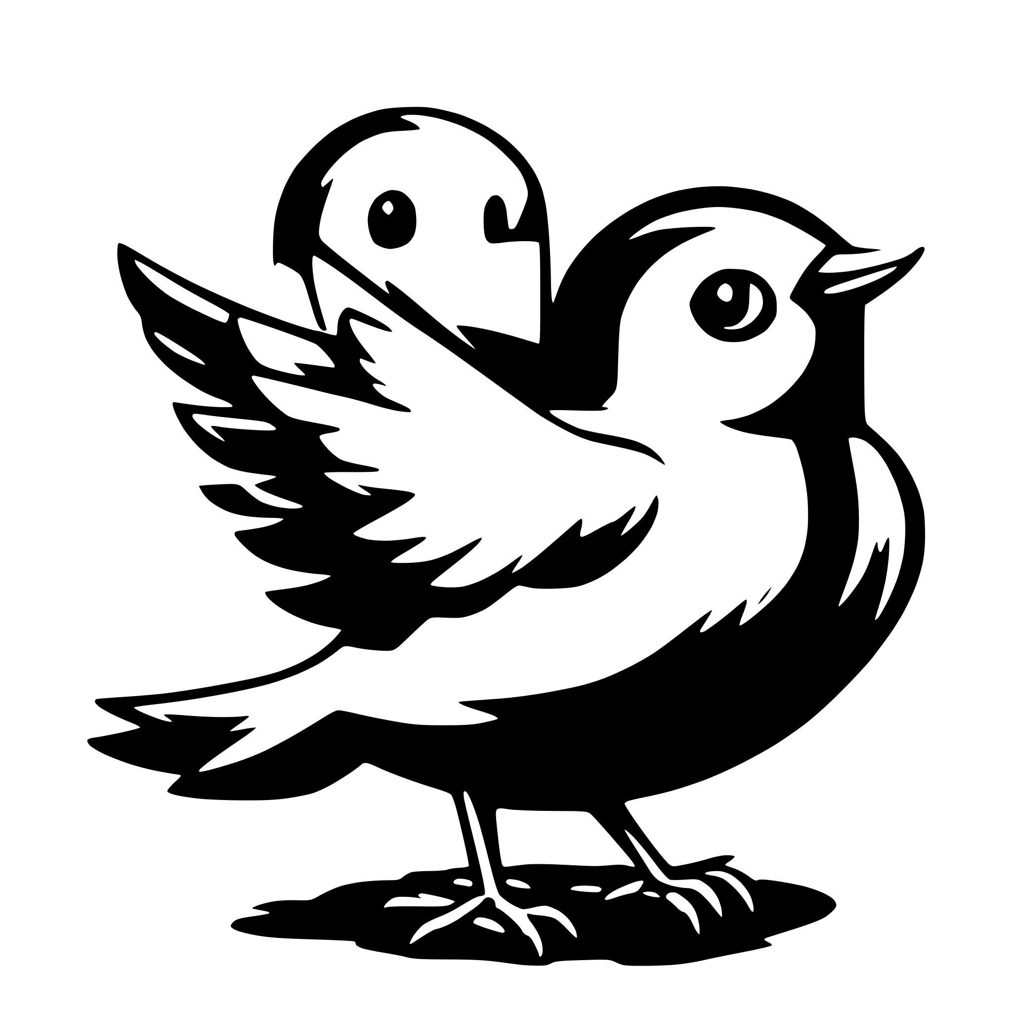AI-generated SVG of 'twitter'