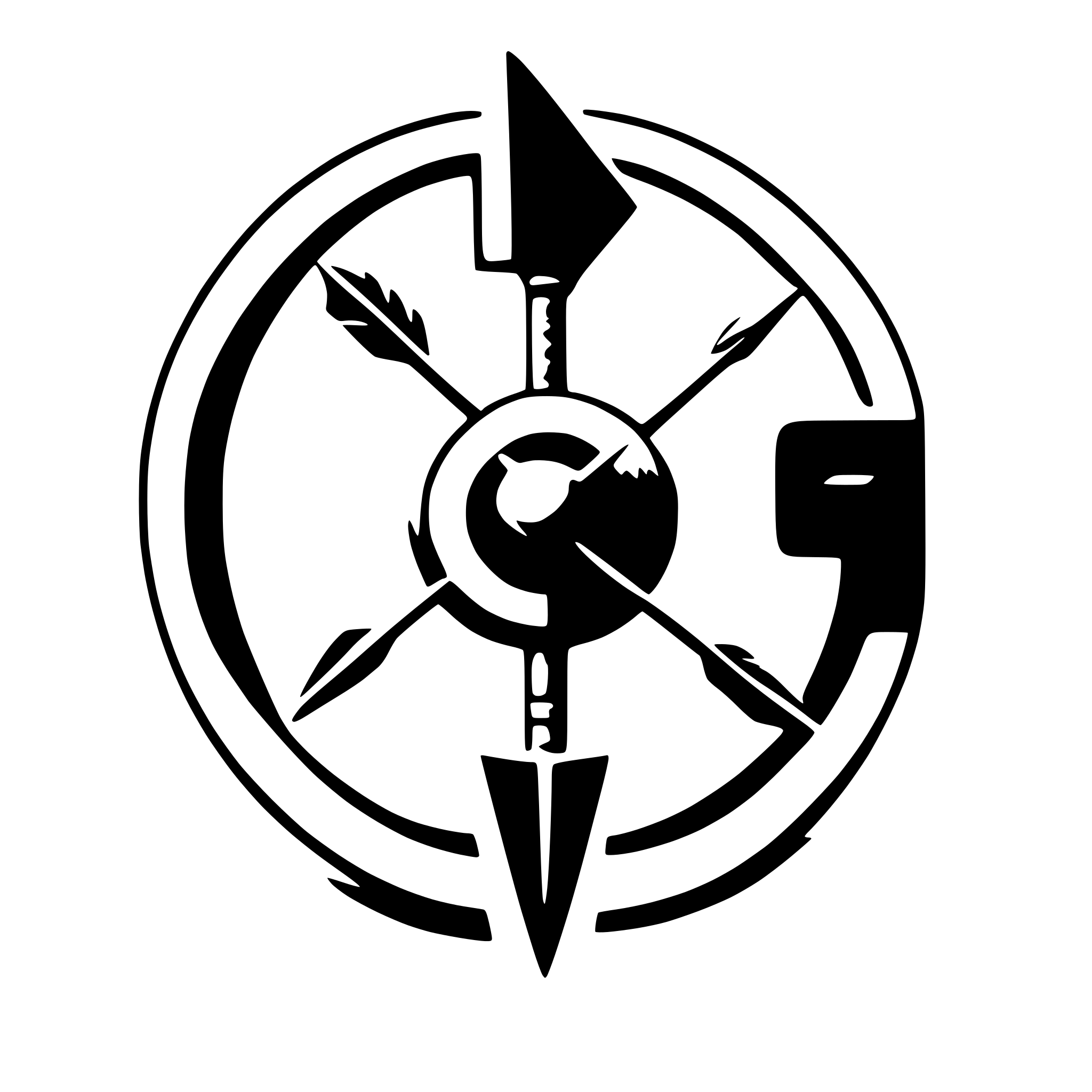 AI-generated SVG of 'arrow hit circles'