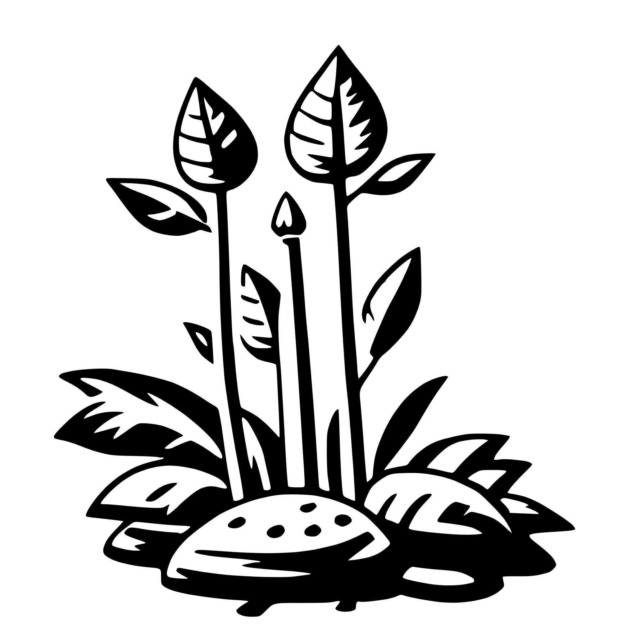 AI-generated SVG of a tempera