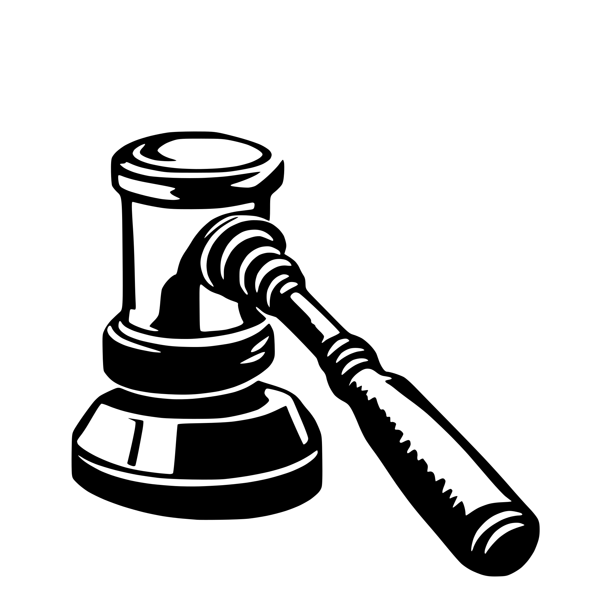 AI-generated SVG of 'gavel'