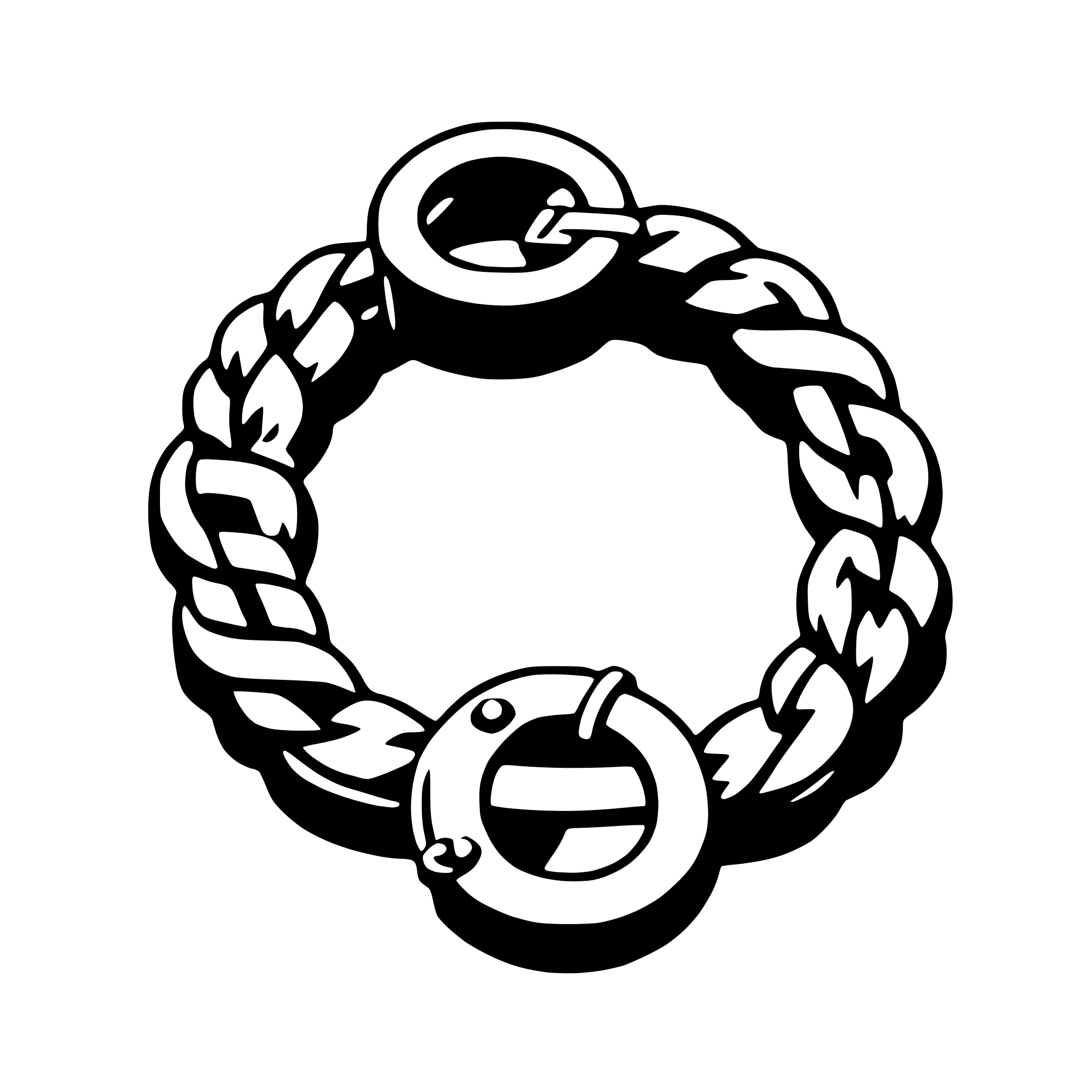 AI-generated SVG of a bracelet