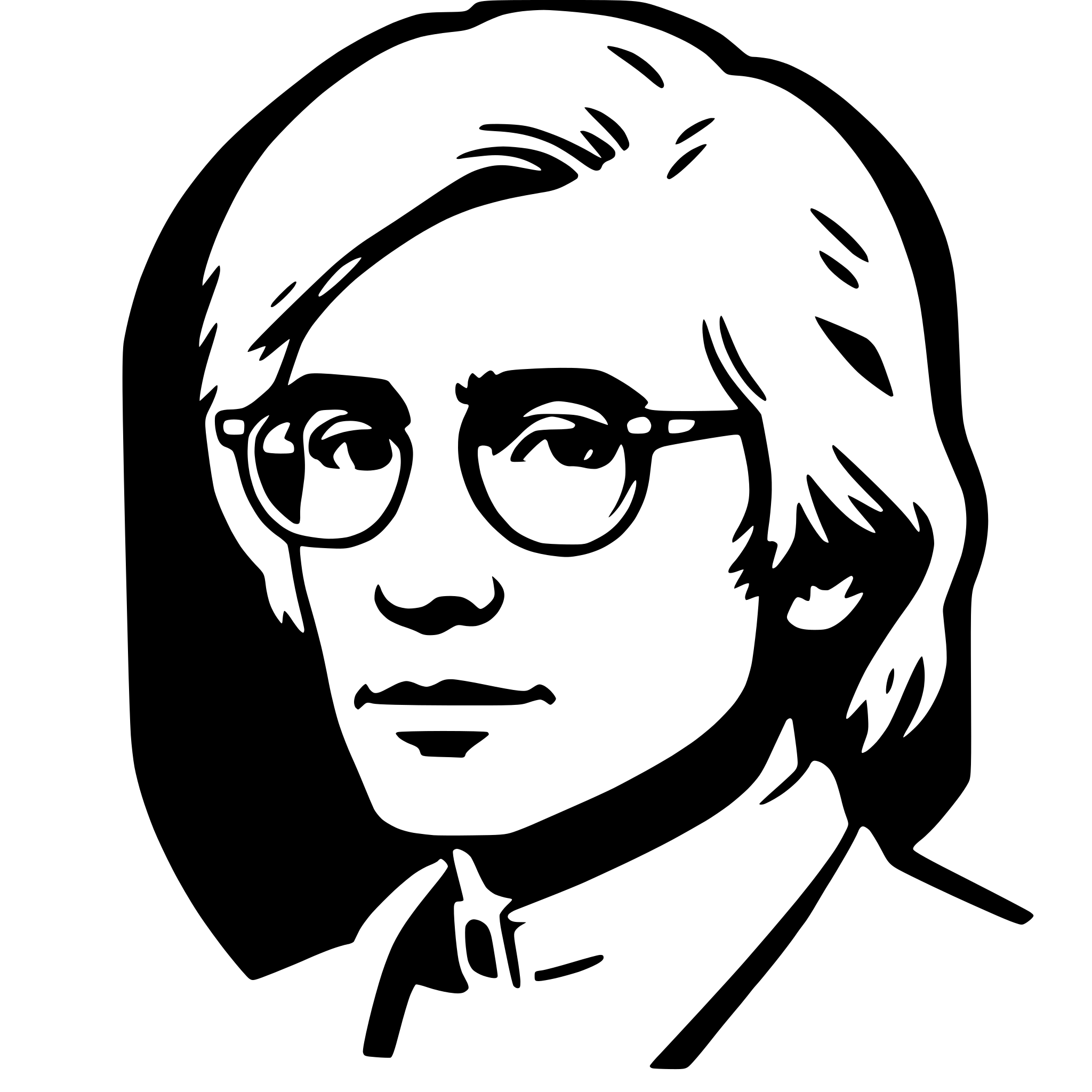 AI-generated SVG of a andy warhol