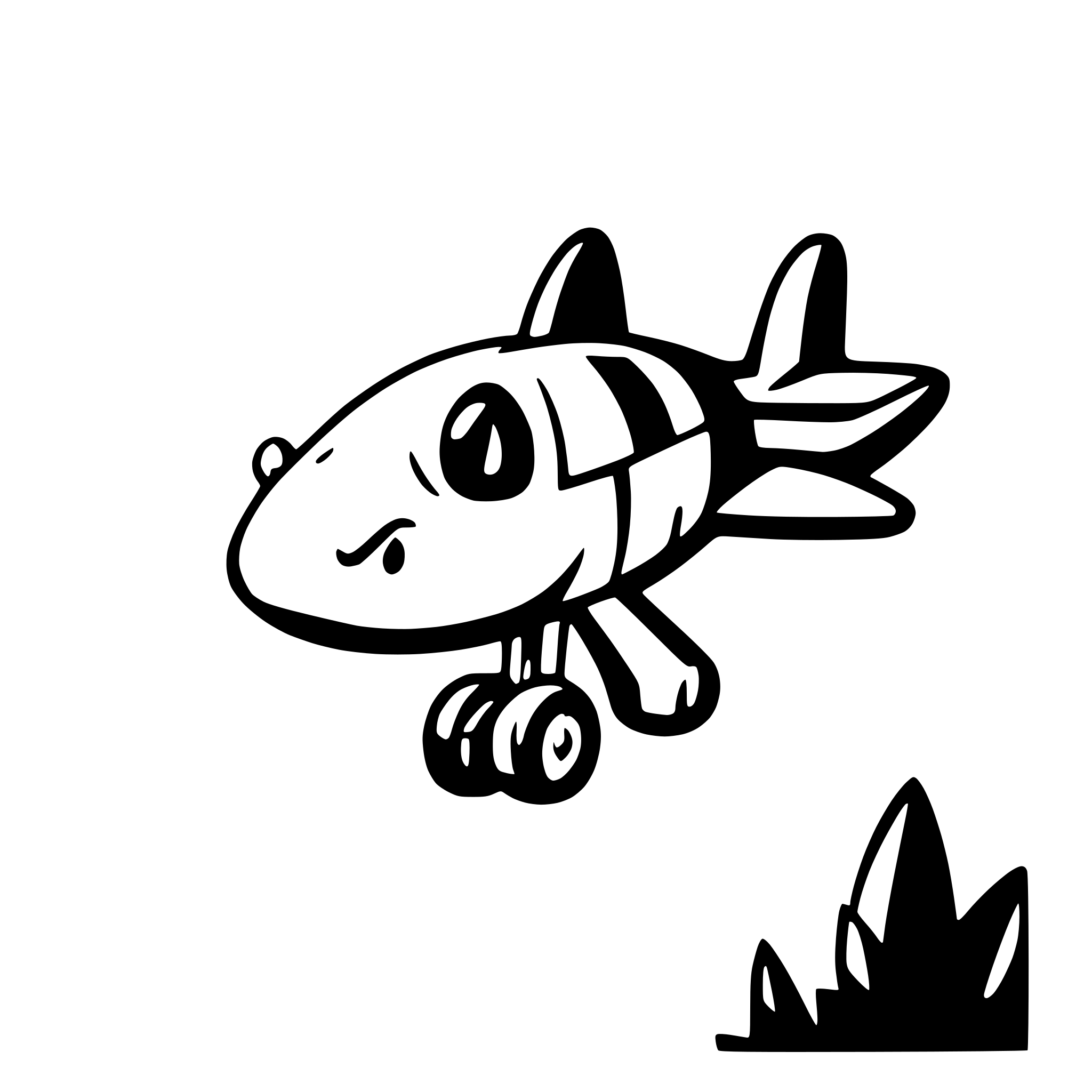 AI-generated SVG of a airplane