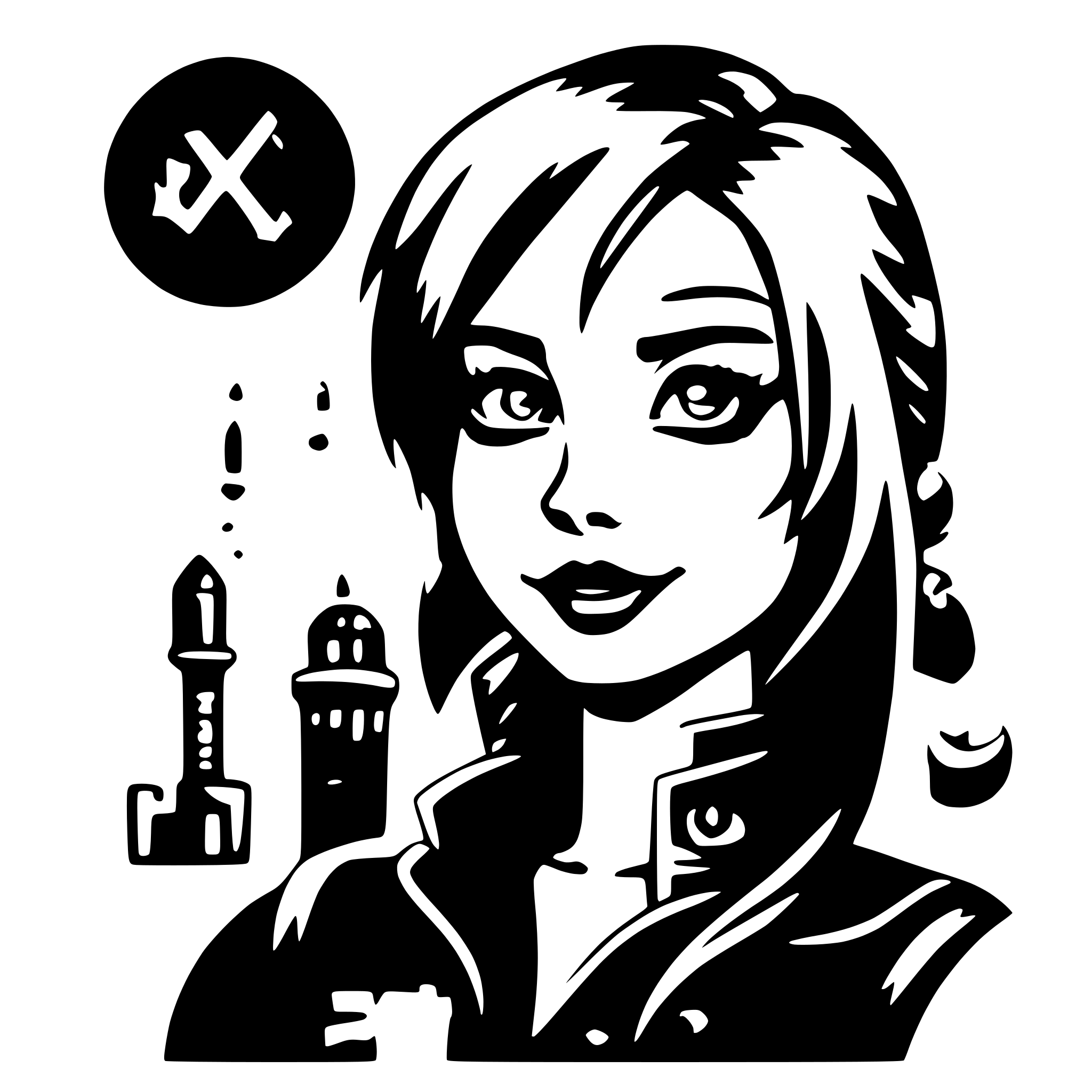 AI-generated SVG of a JINX