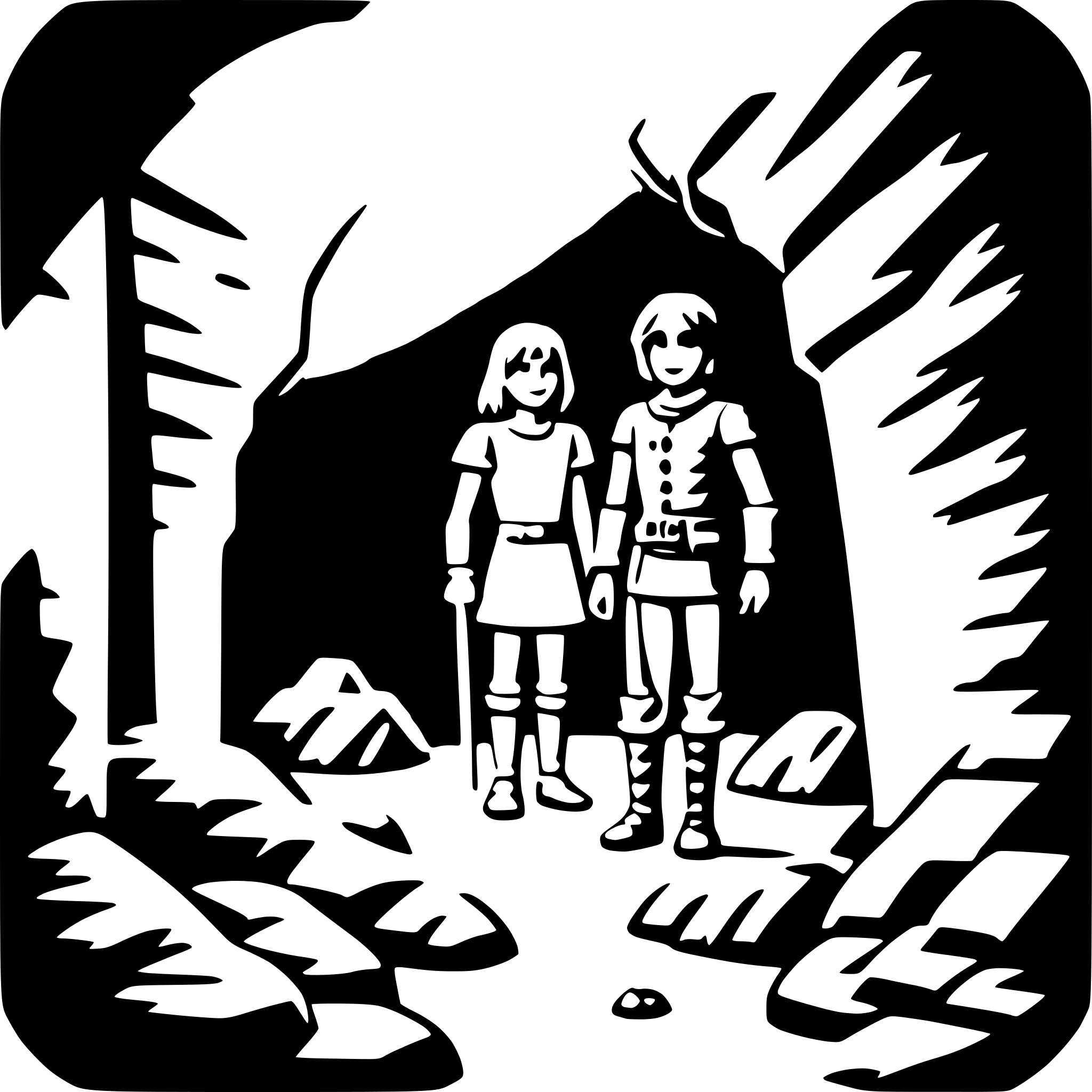 AI-generated SVG of 'spelunking in cave'
