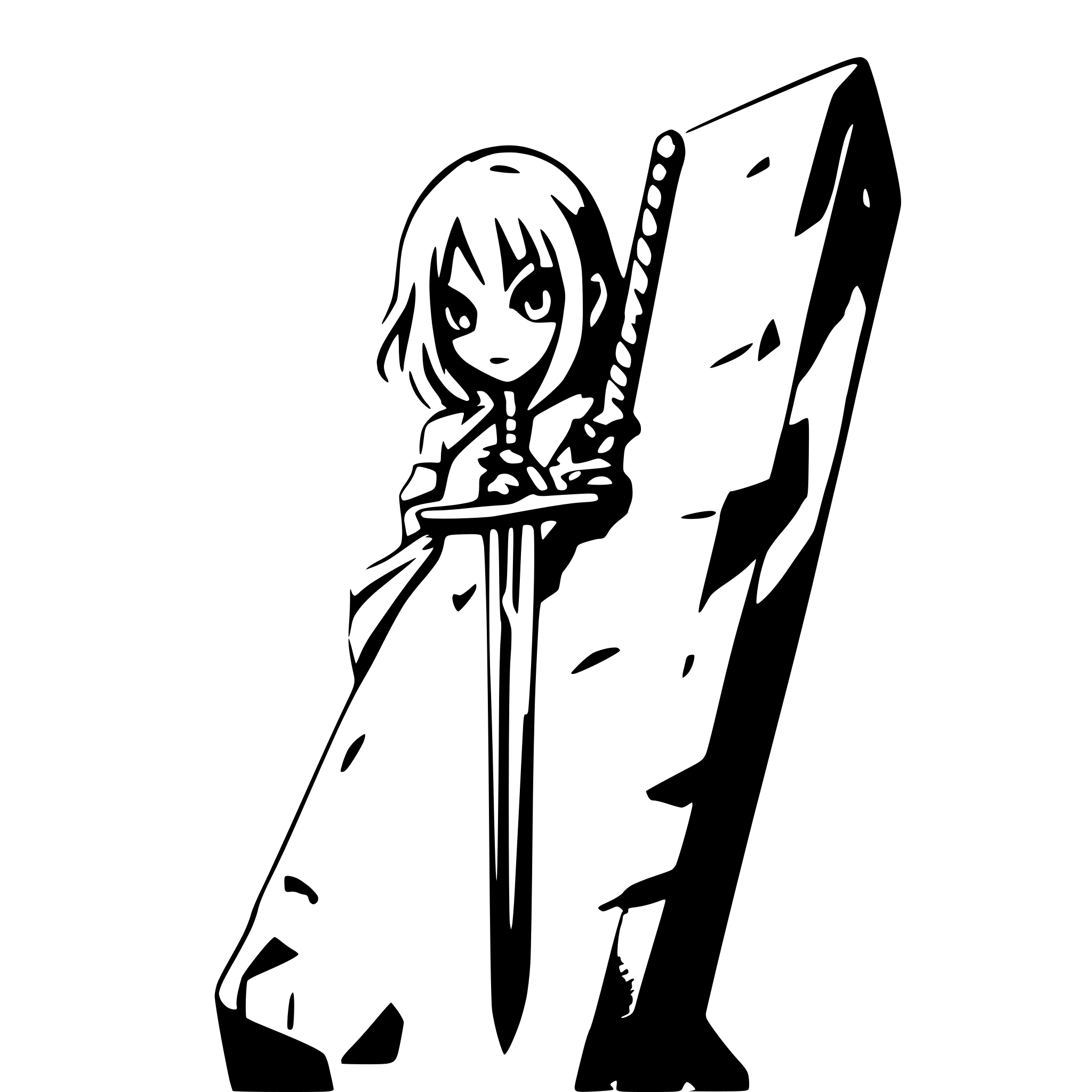 AI-generated SVG of 'sword embedded in stone'