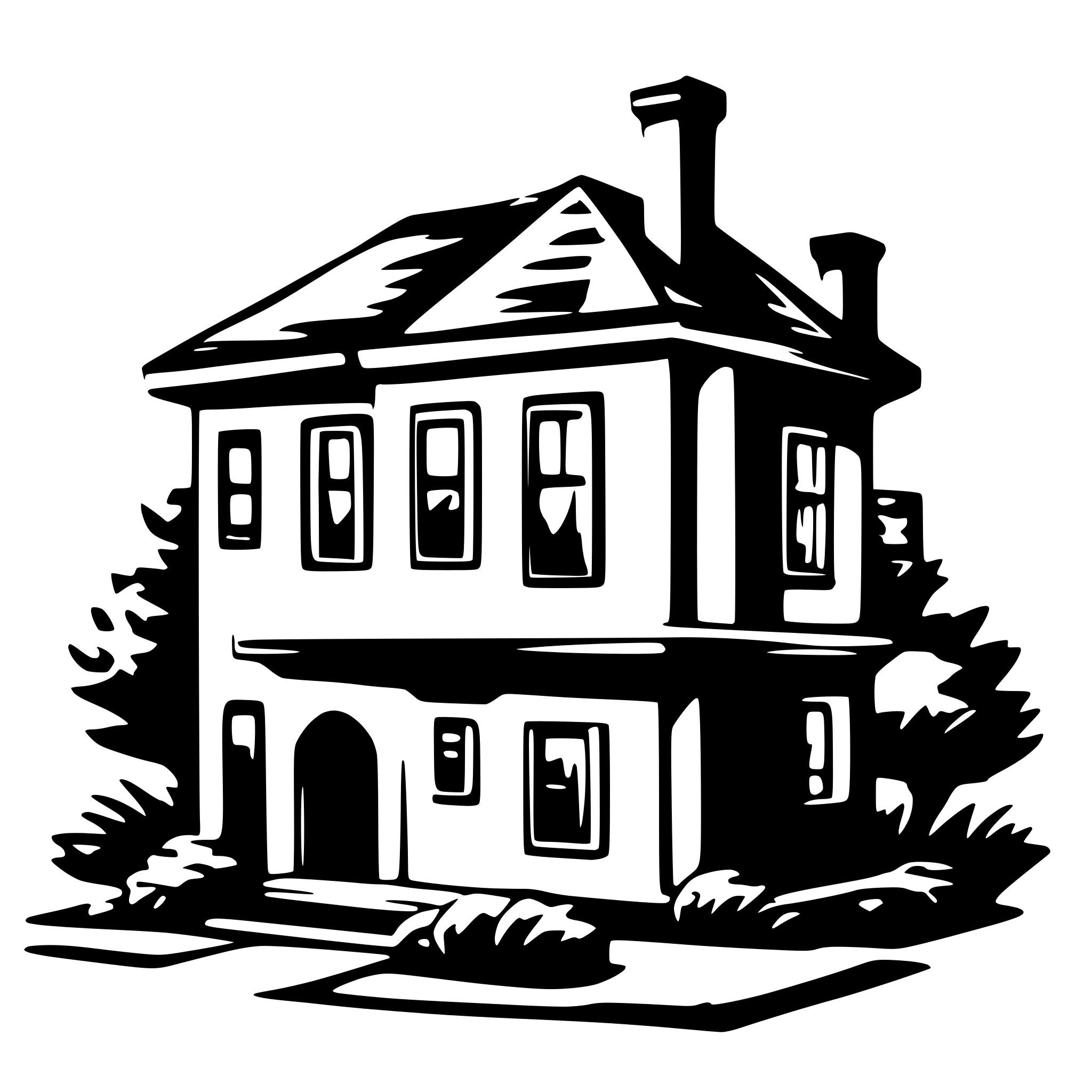 Svg House Plan Example SVG Bundle for 'house plan' | AI-Generated Vector Graphics