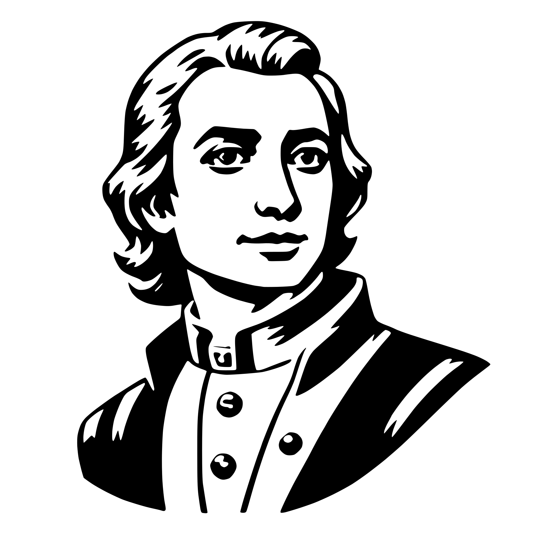 AI-generated SVG of 'historian'