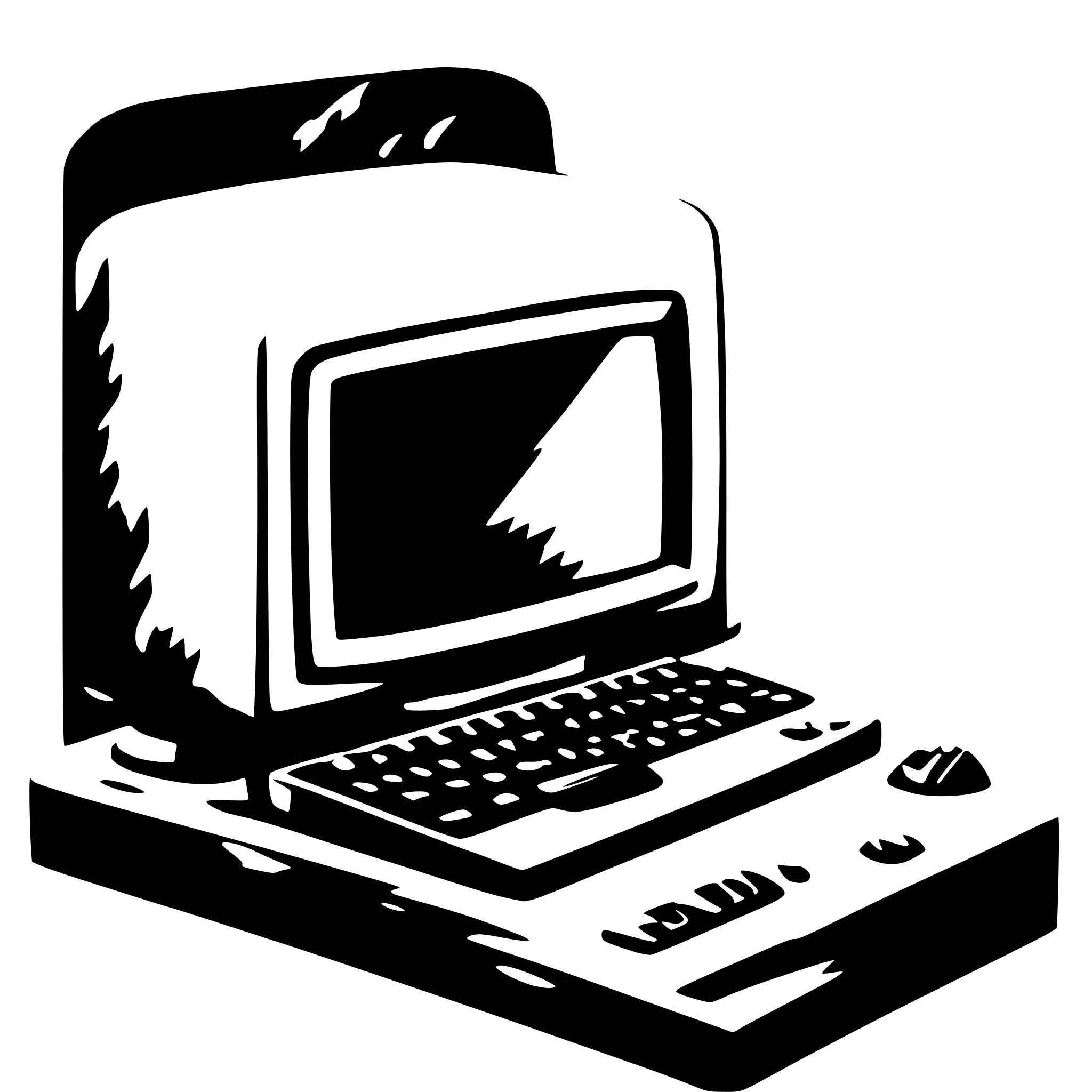 AI-generated SVG of a Burned computer