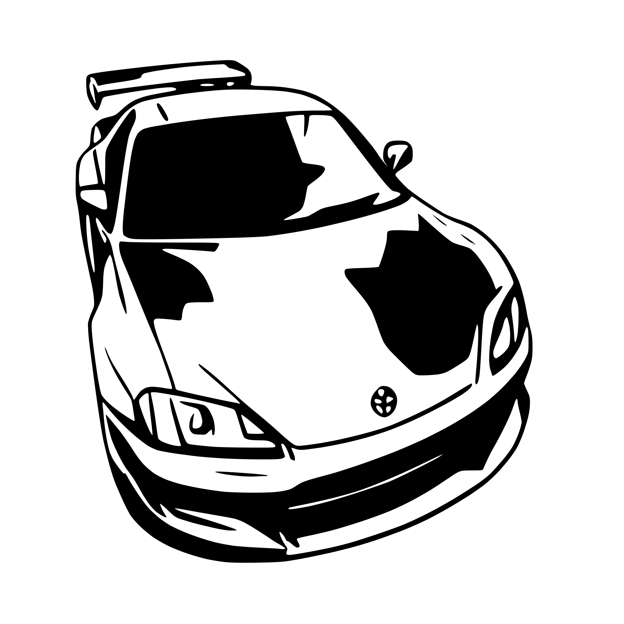 AI-generated SVG of a Toyota Supra as a drawing to color in. Without Logos.