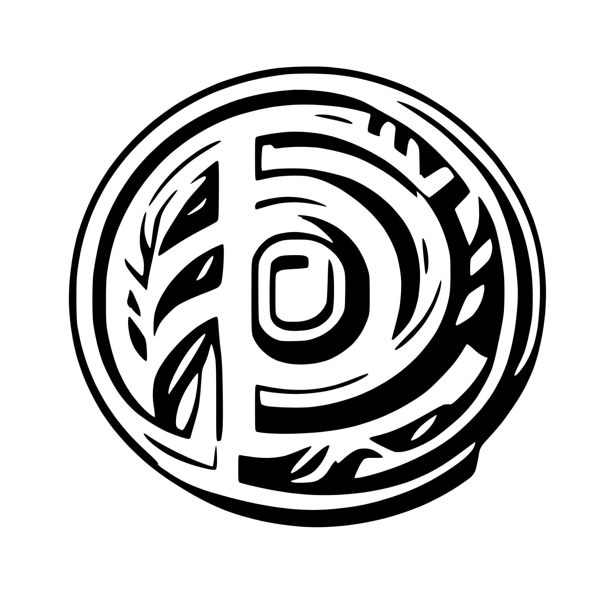 AI-generated SVG of a mega erp logo