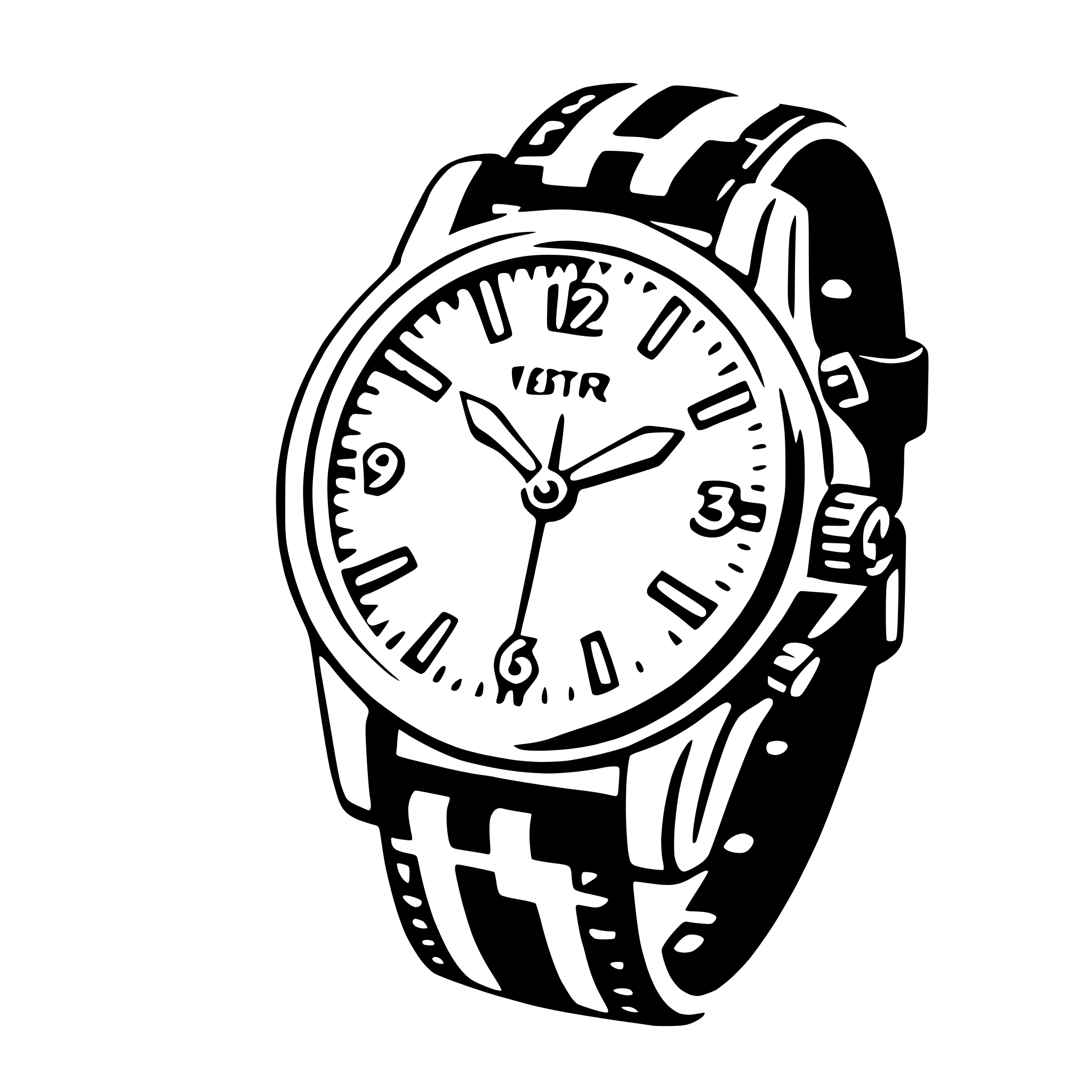 AI-generated SVG of a watchband