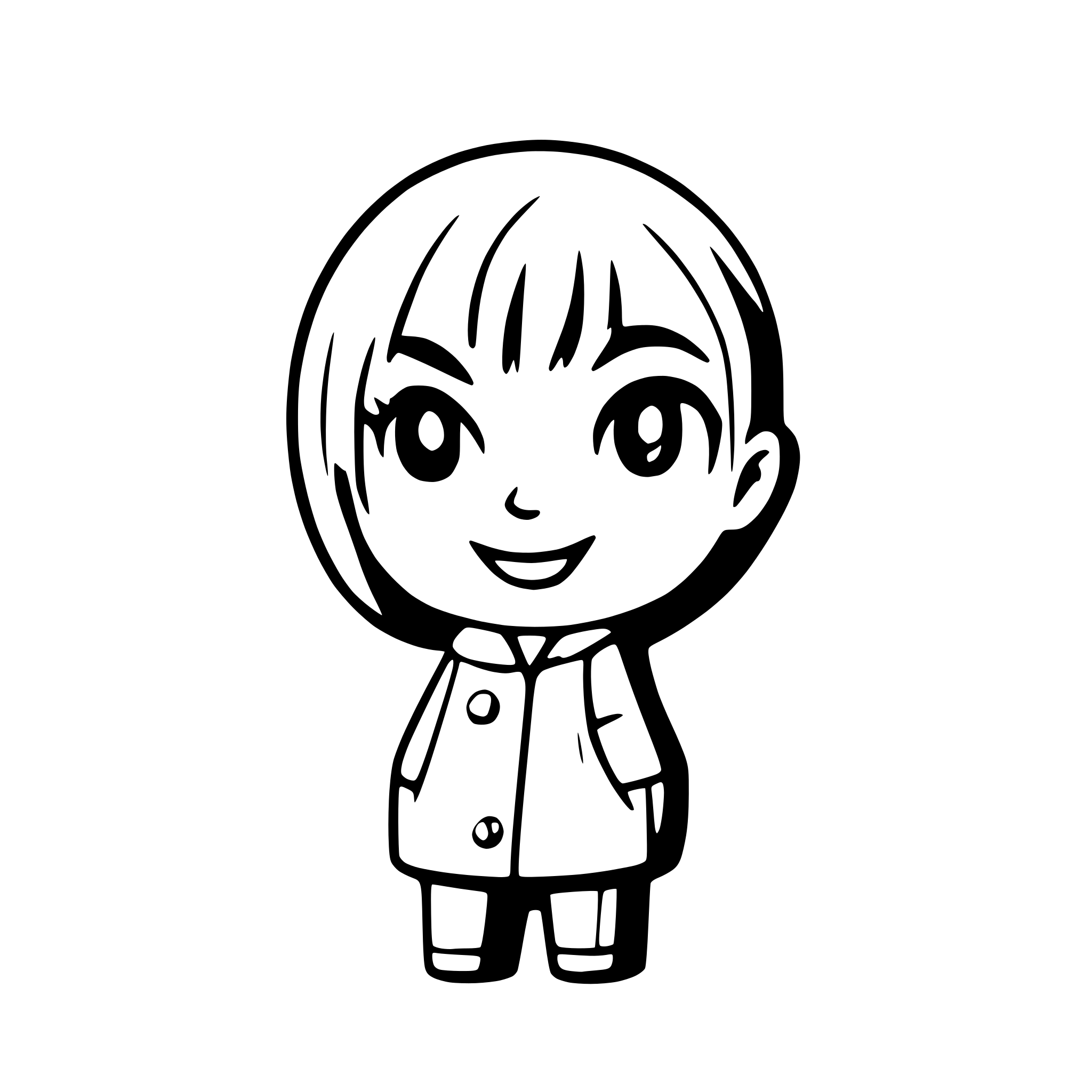 AI-generated SVG of a B alphabet