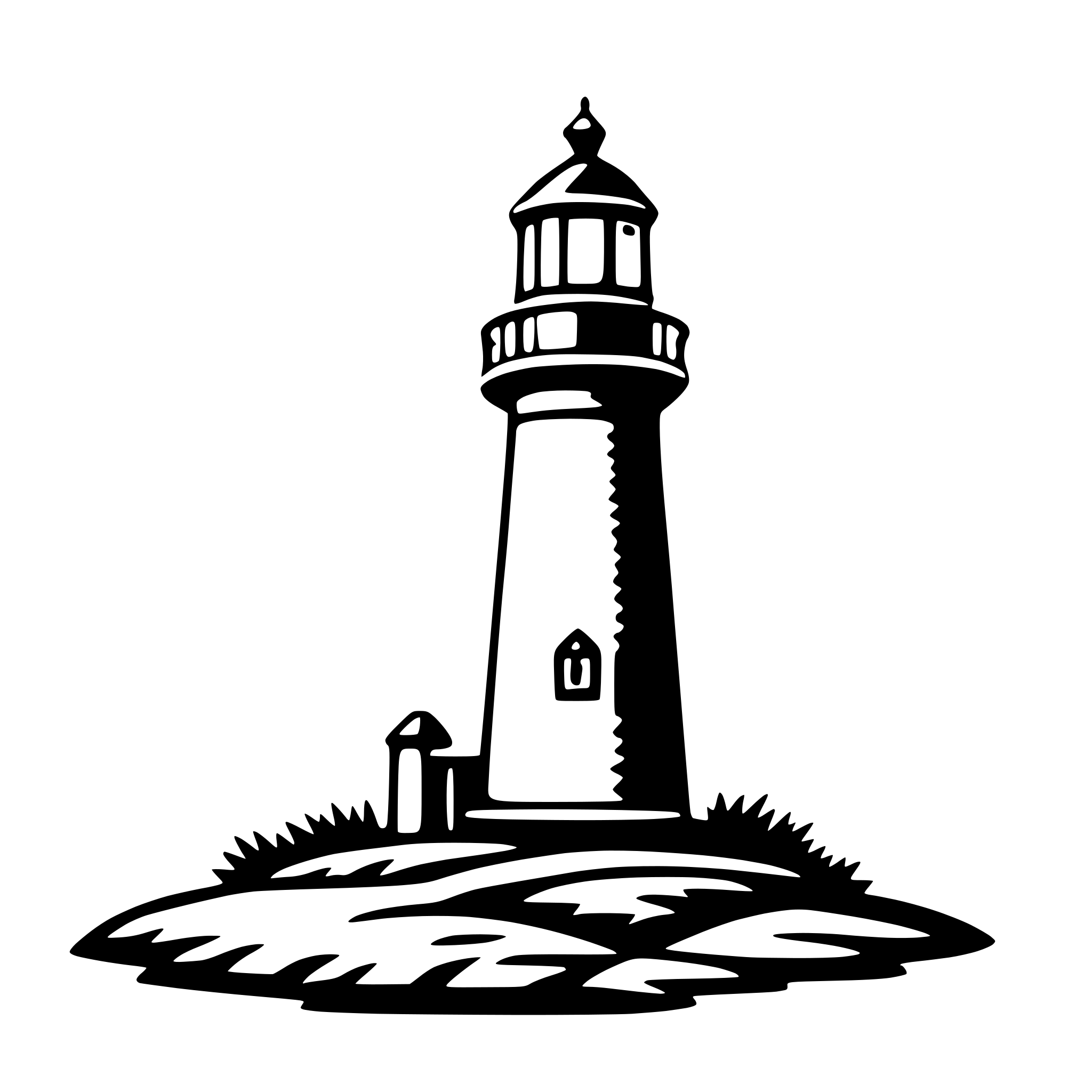 AI-generated SVG of 'lighthouse'