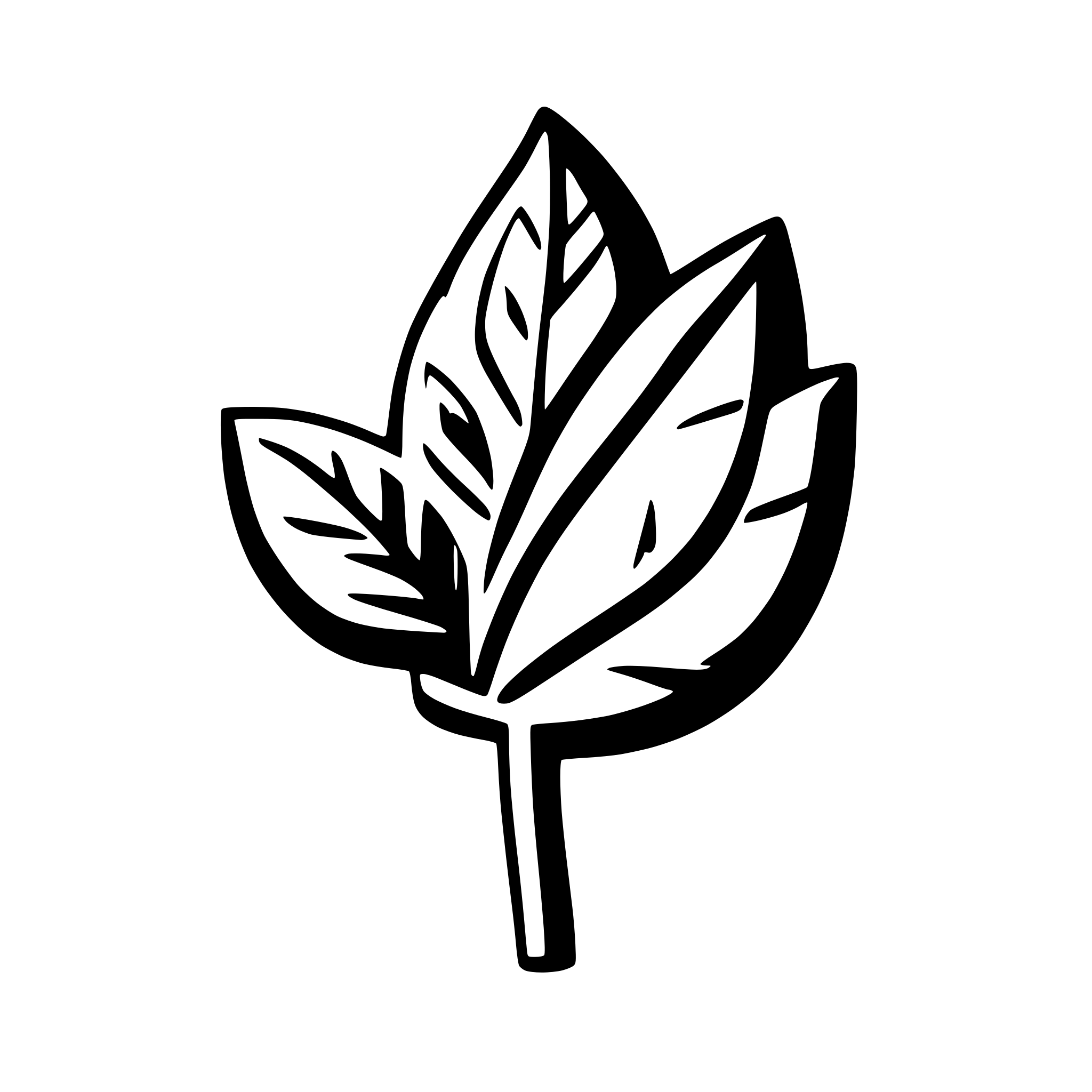 AI-generated SVG of a leaf